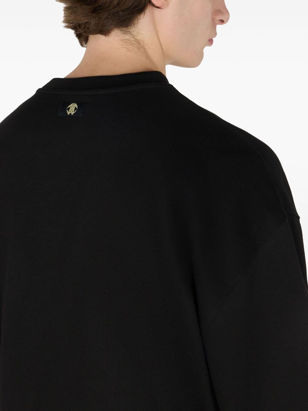 logo-embroidered sweatshirt - 6