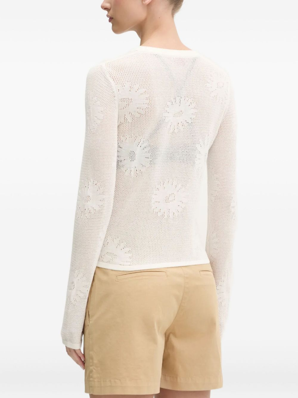 daisy-pattern sweater - 3