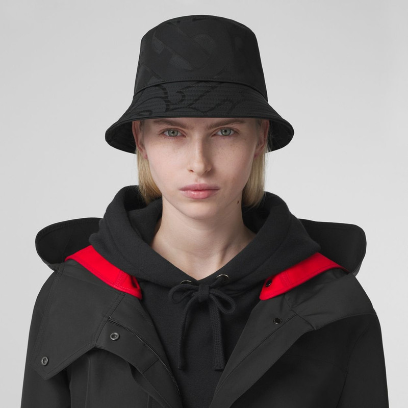 Burberry Monogram Jacquard Bucket Hat outlook