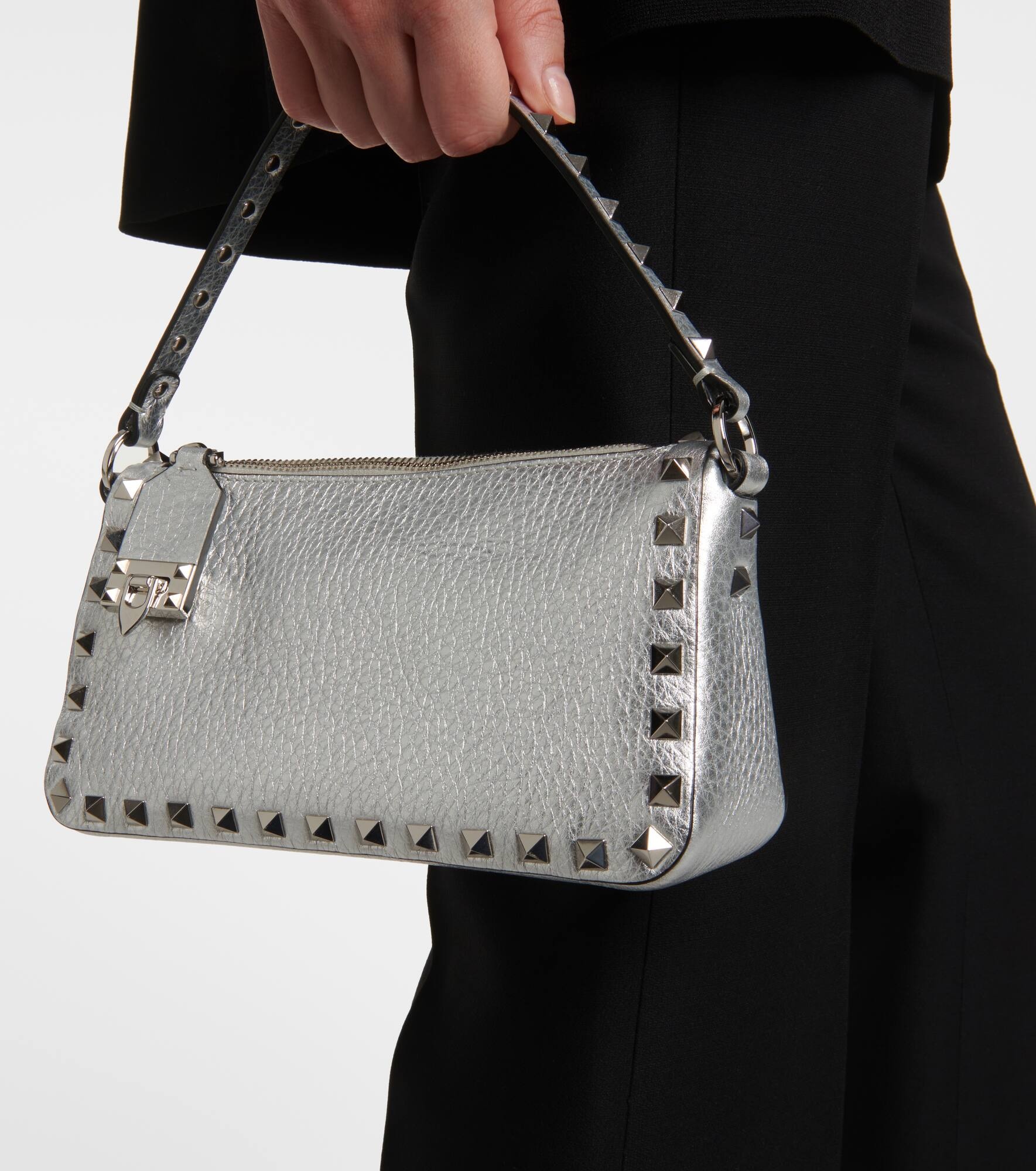 Rockstud Small leather crossbody bag - 7