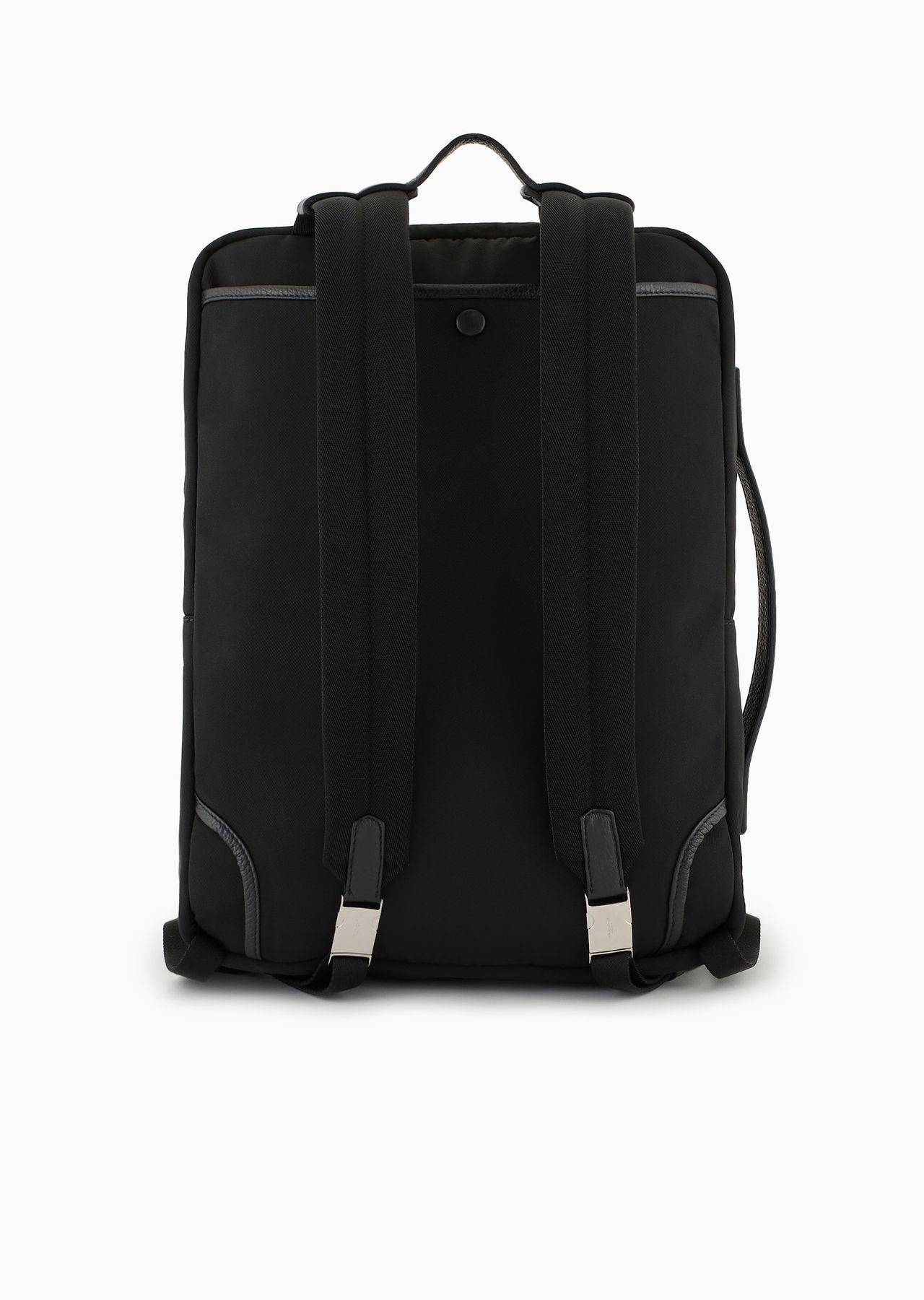 ASV nylon and pebbled-leather backpack - 3