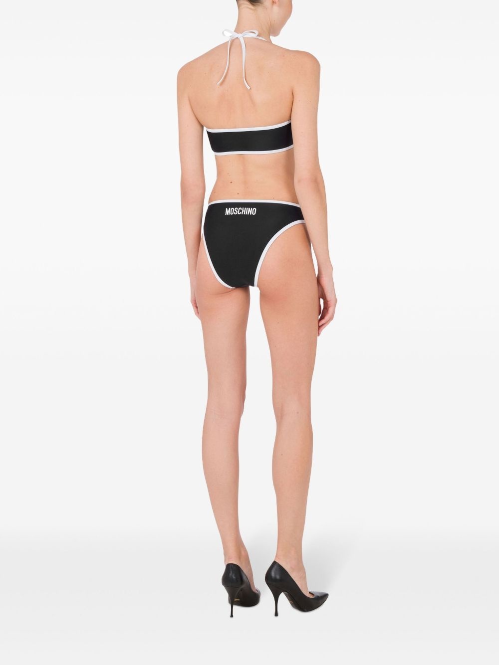 slogan-print bikini bottoms - 4