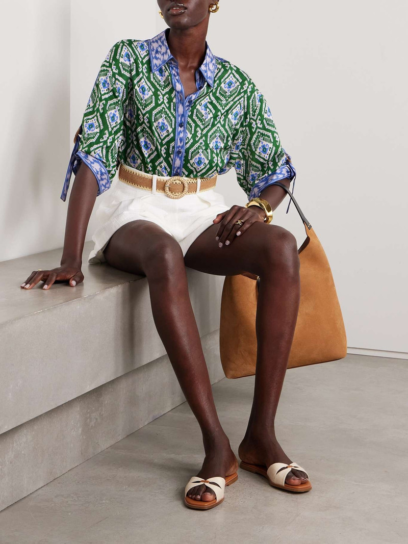Zimmermann Wylie printed silk shirt outlook