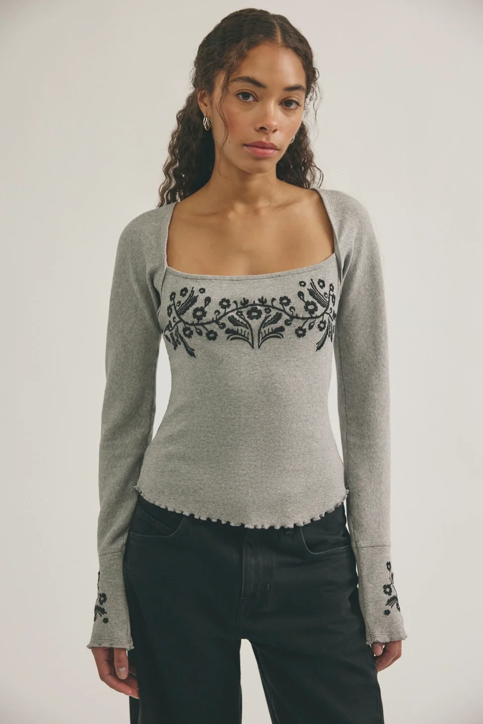 Olivia Long-Sleeve Top - 1