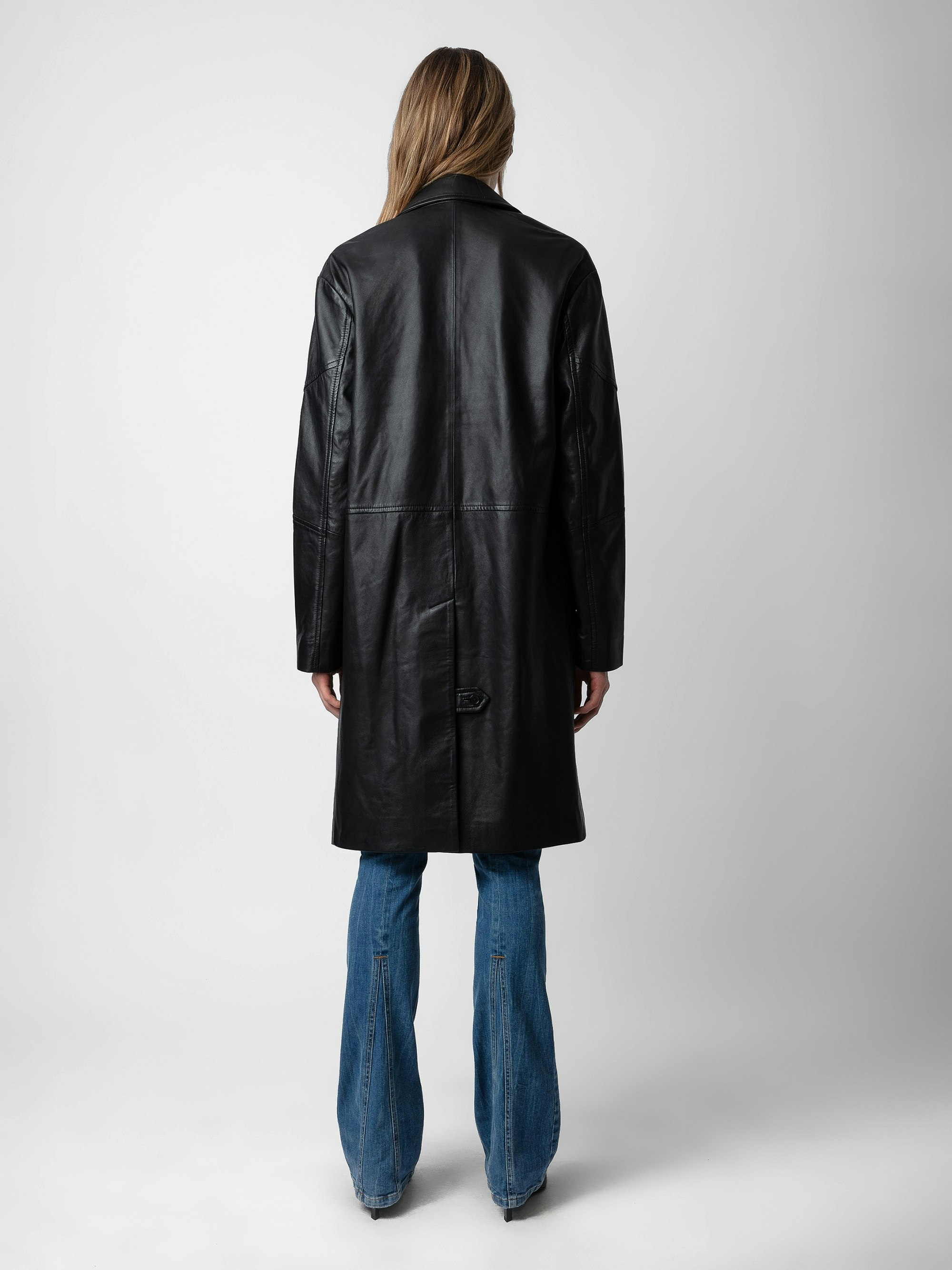 Macari Leather Coat - 3