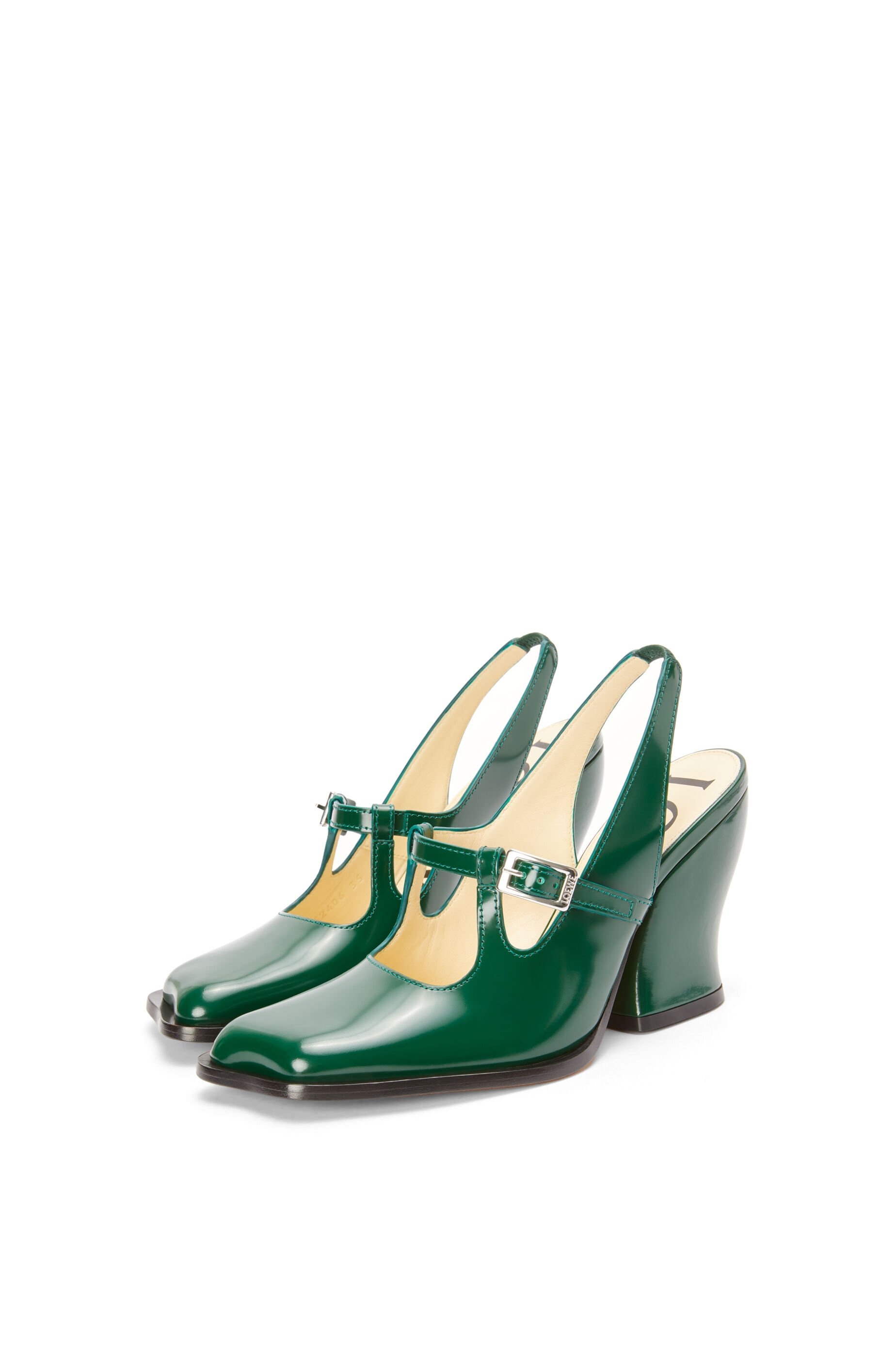 Onda slingback pump in brushed calfskin - 3