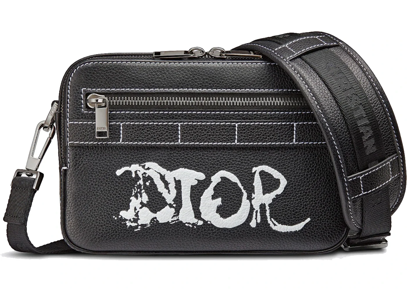 Dior x Peter Doig Safari Messenger Bag Black - 1