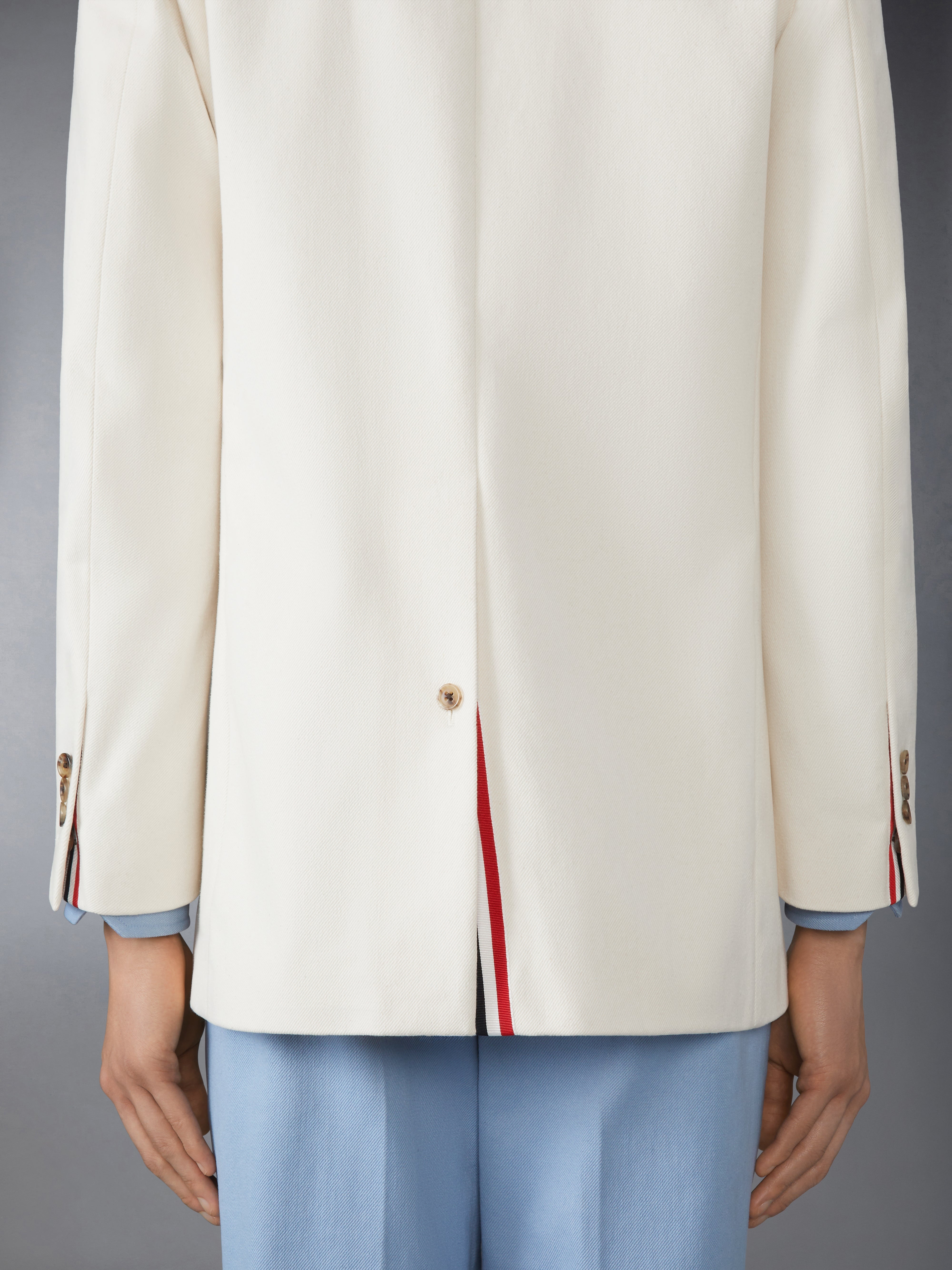 CROPPED BAL COLLAR DENIM JACKET - 6