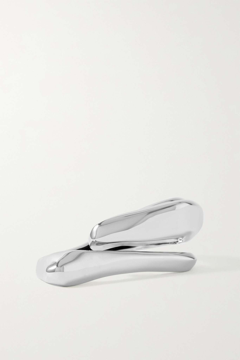 Gaze silver-tone ring 1