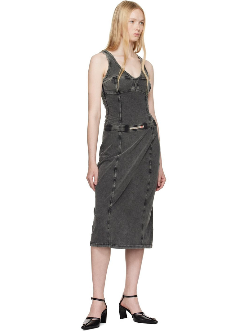 Diesel Gray D-Inny Midi Dress outlook