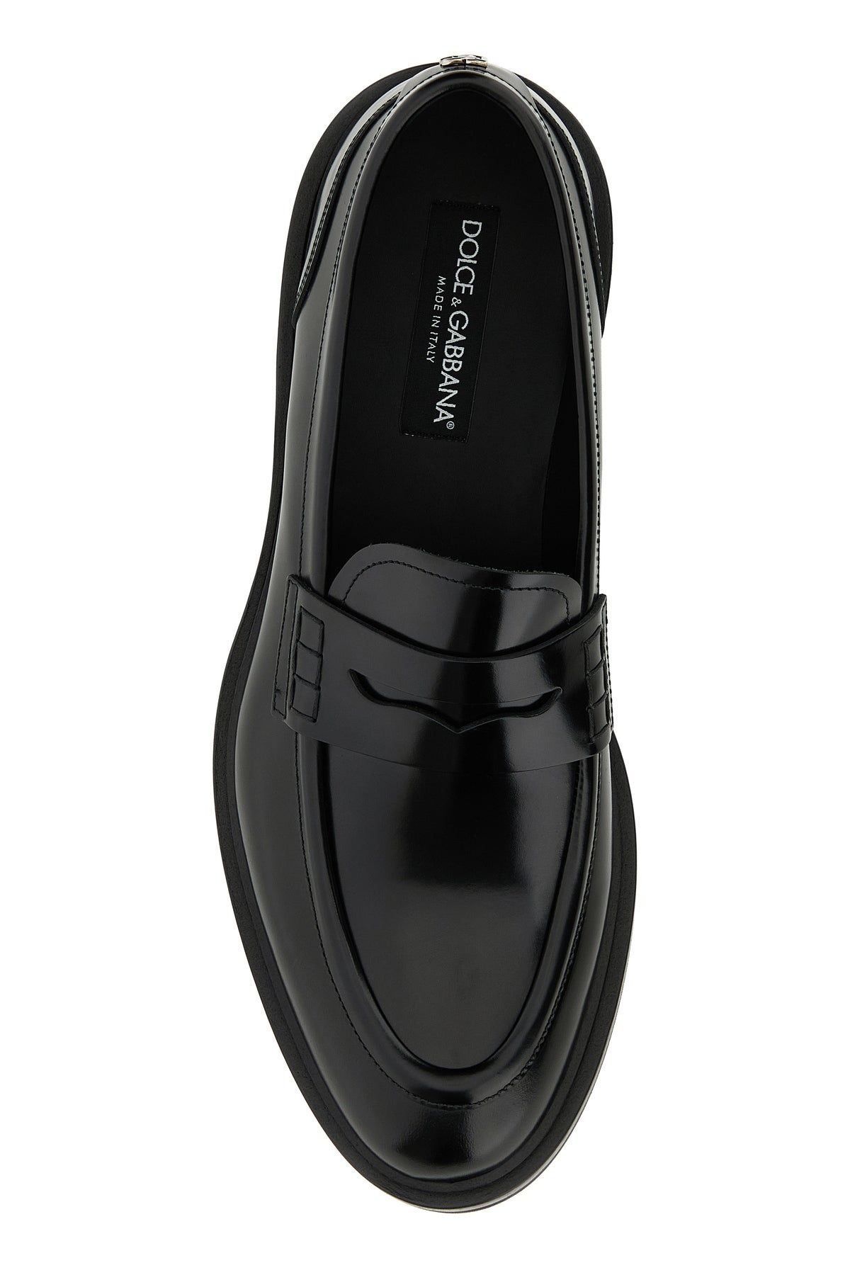 Black leather Altavilla loafers - 4