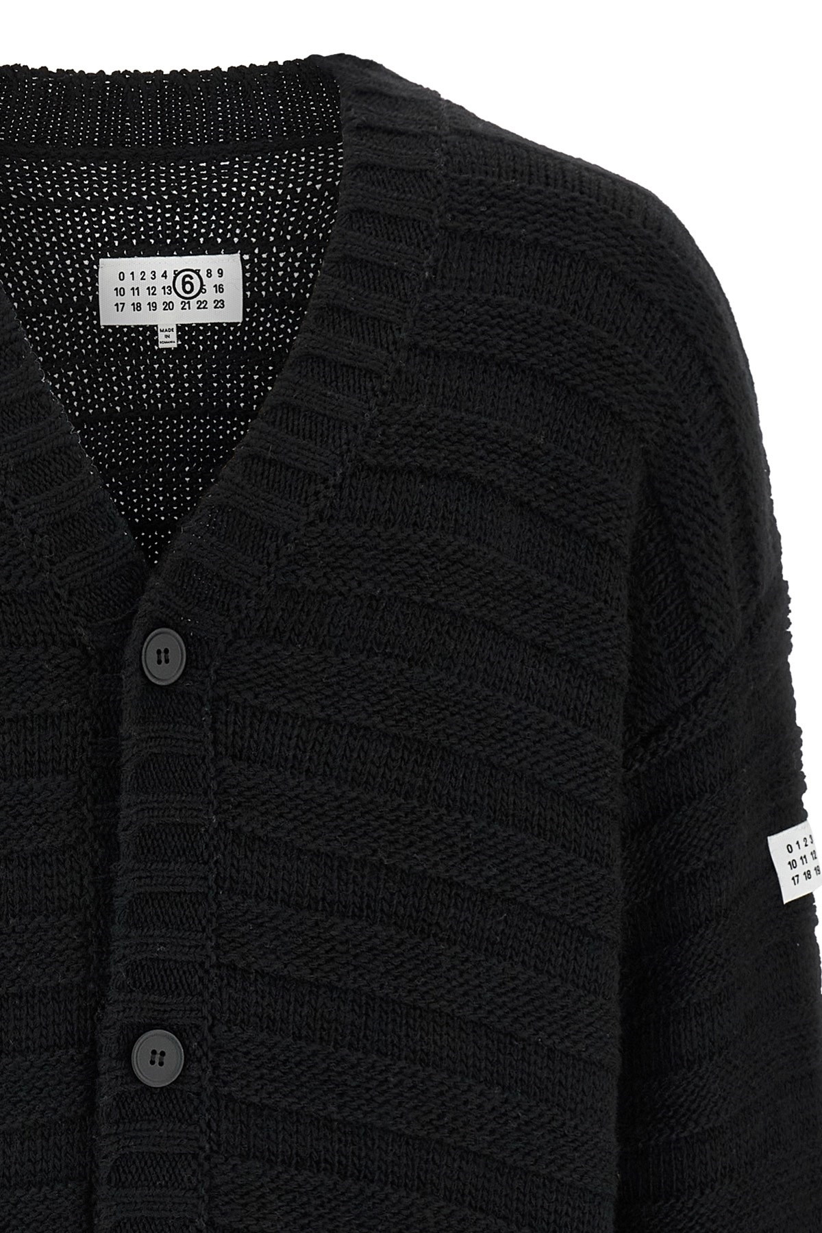 Distressed wool cardigan - 4