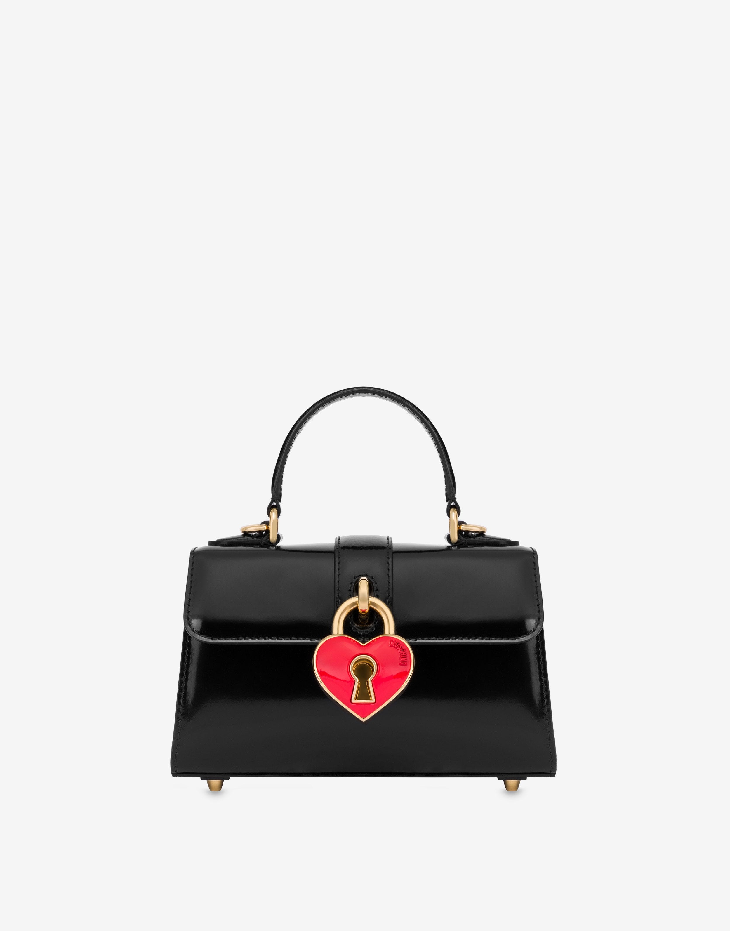 HEART LOCK CALFSKIN HANDBAG - 1
