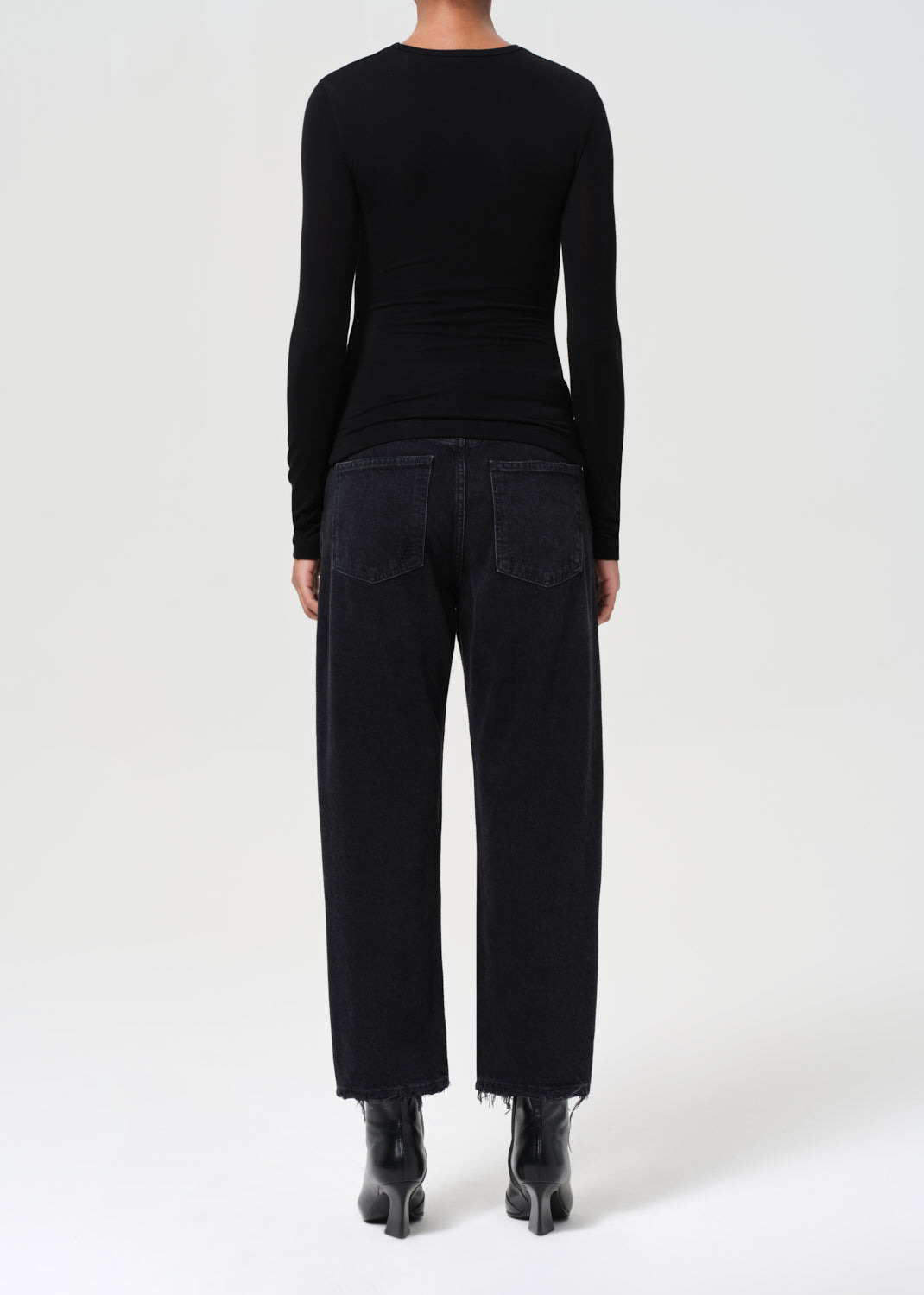 90'S CROP MID RISE STRAIGHT IN TAR - 4