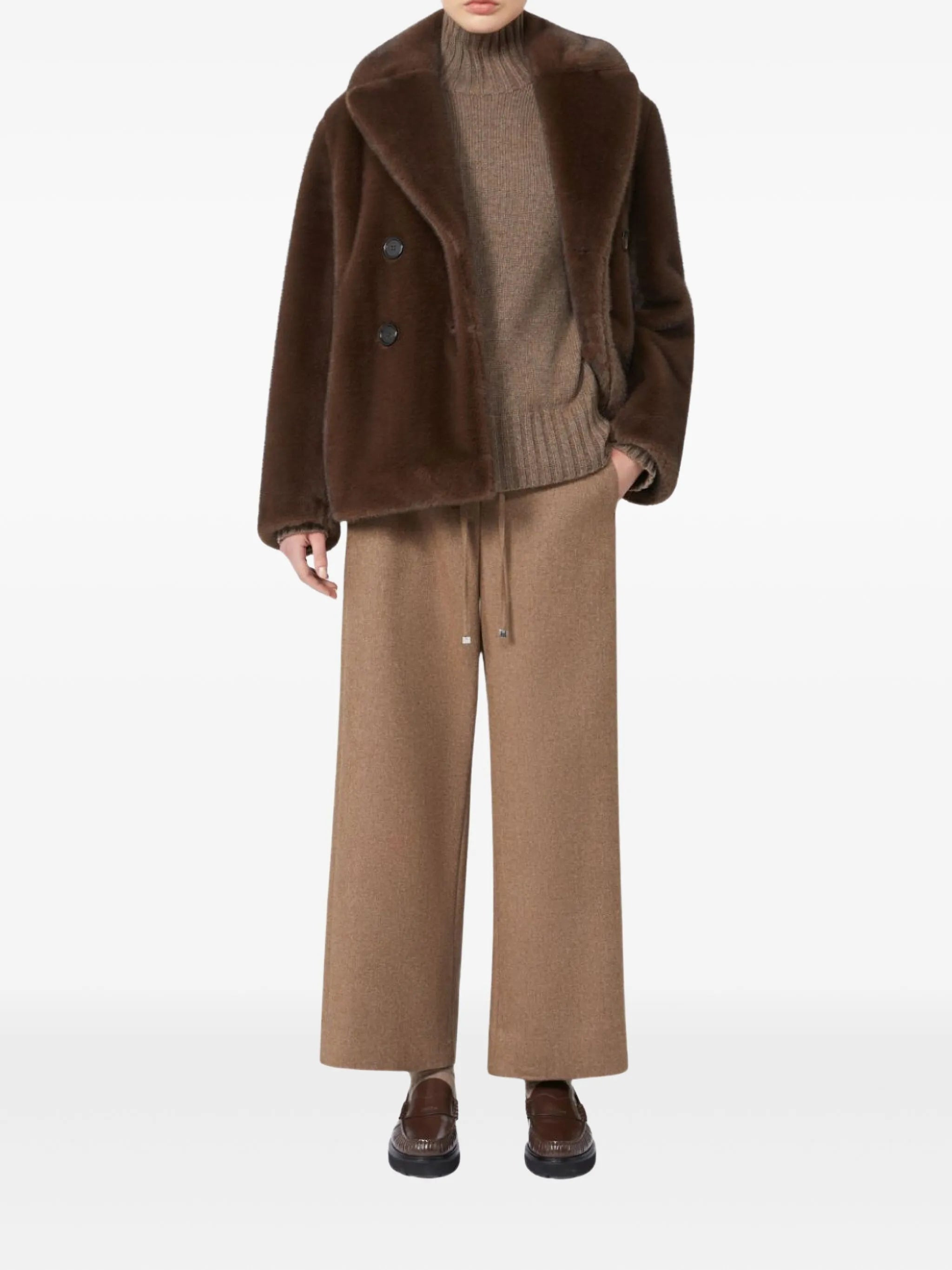 's Max Mara Double-breasted Collar Jacket - 4