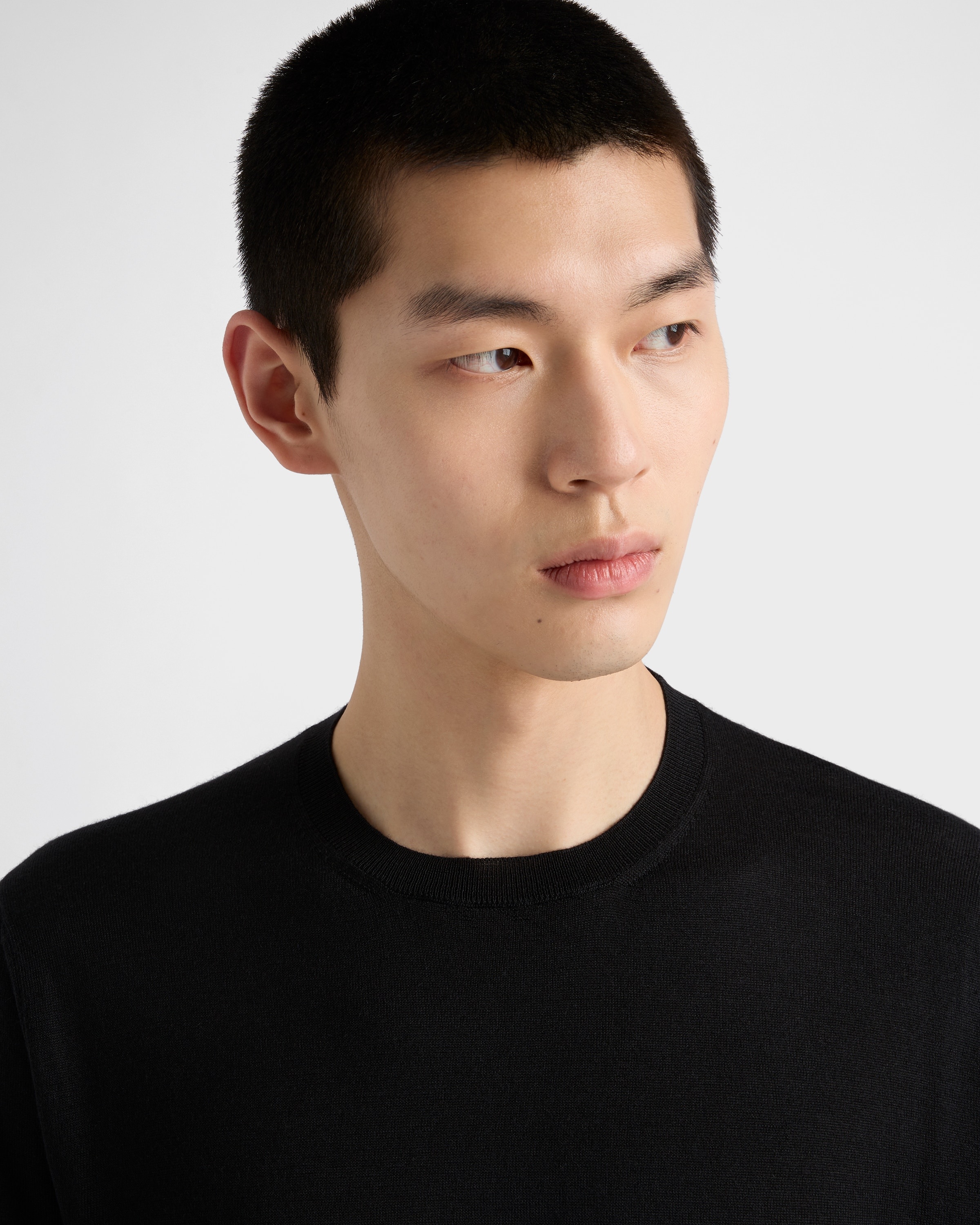 Cashmere and silk crew-neck sweater - 3