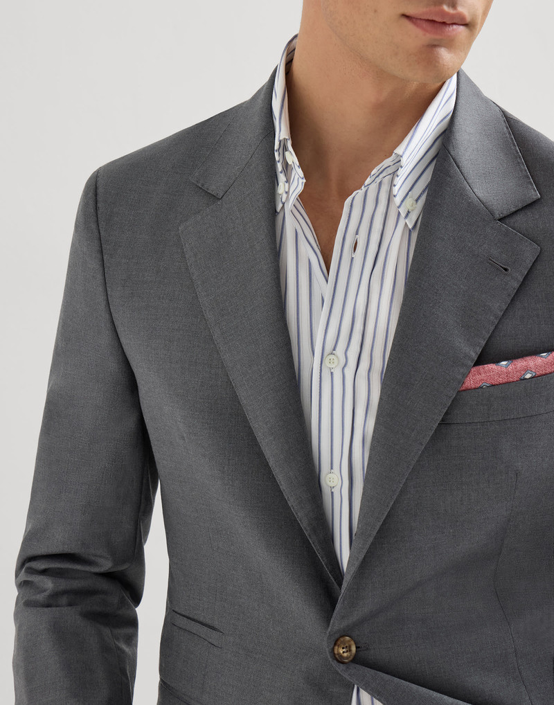 Super 150s virgin wool four season batavia twill blazer 4