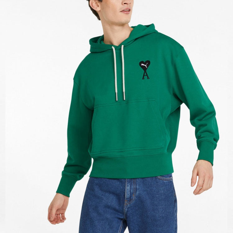 PUMA X AMI Hoodie 'Green' 534069-96 - 3