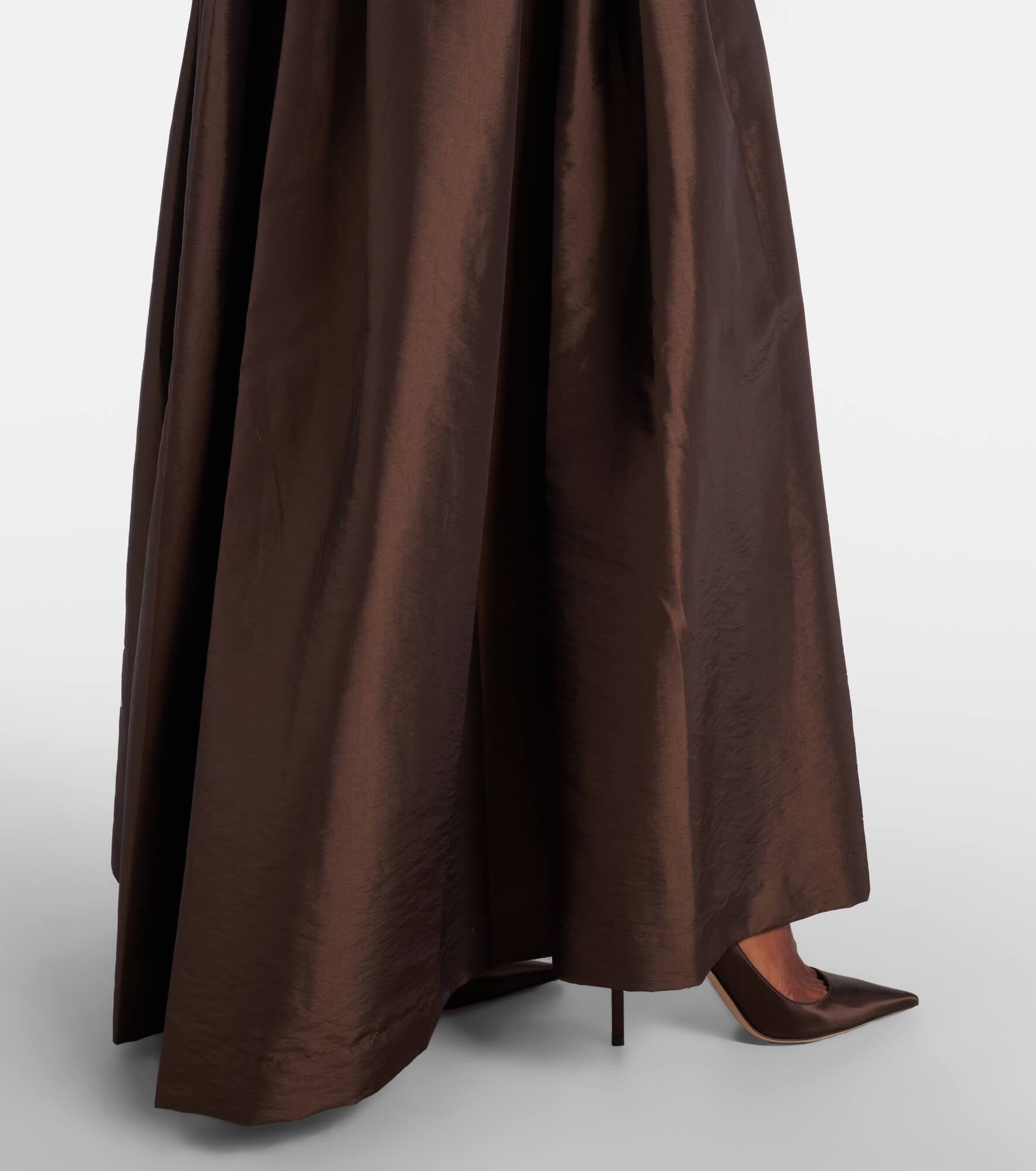 Julip belted taffetta gown - 5