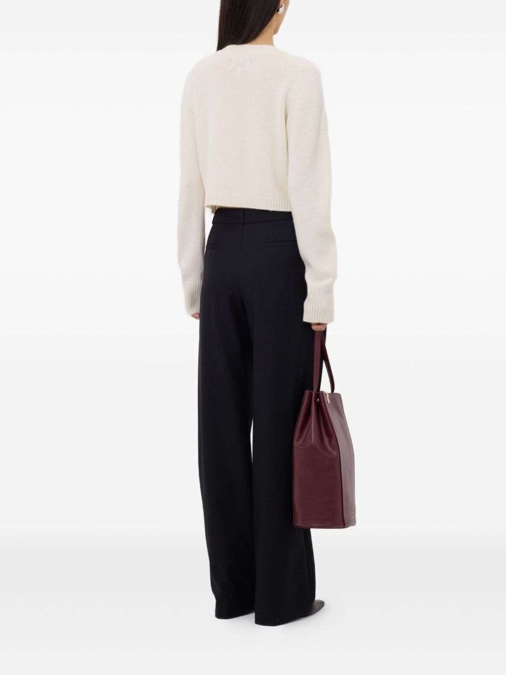 ribbed cashmere cardigan - 4