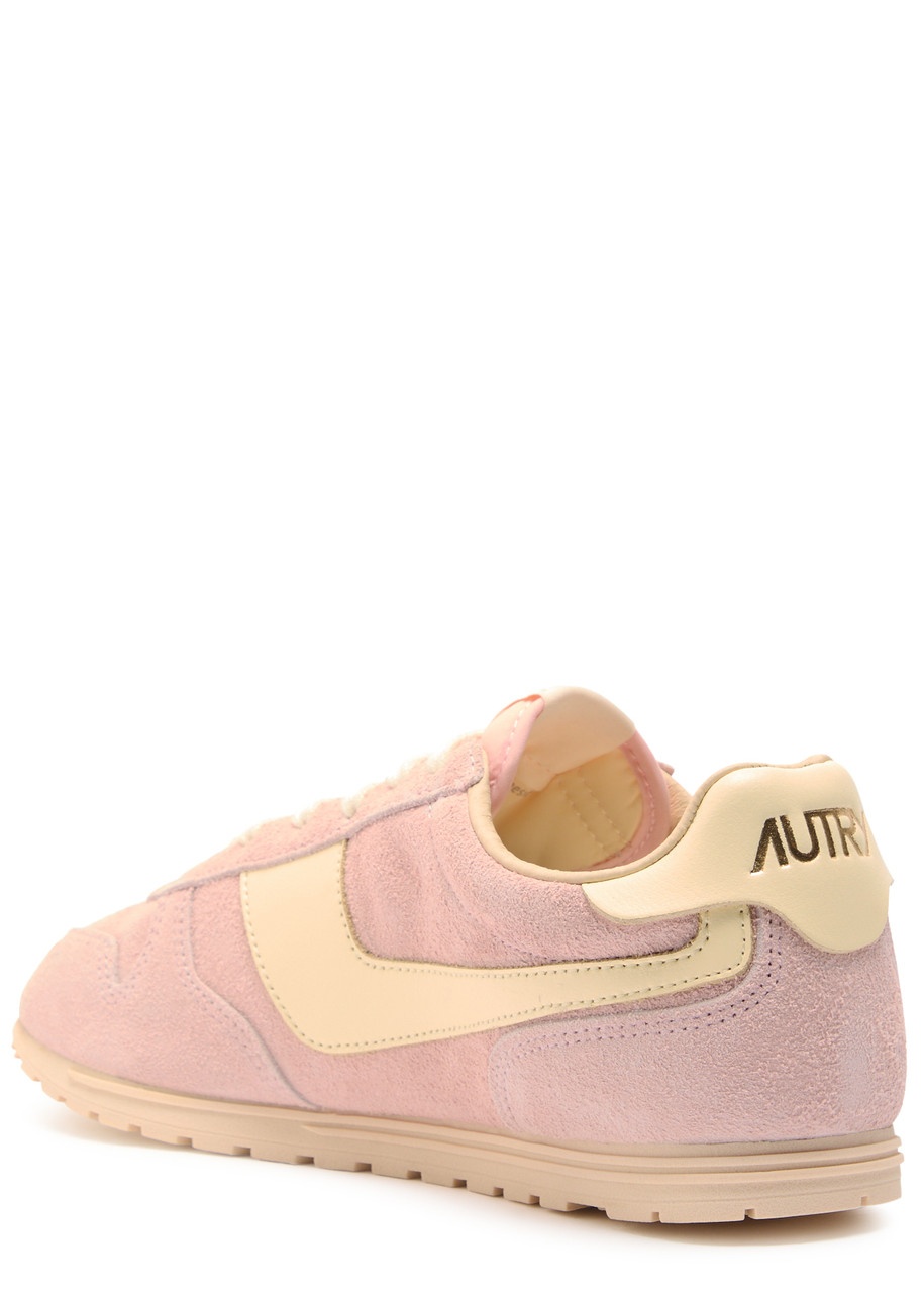 Autry Windspin Panelled Brushed Suede Sneakers - 2