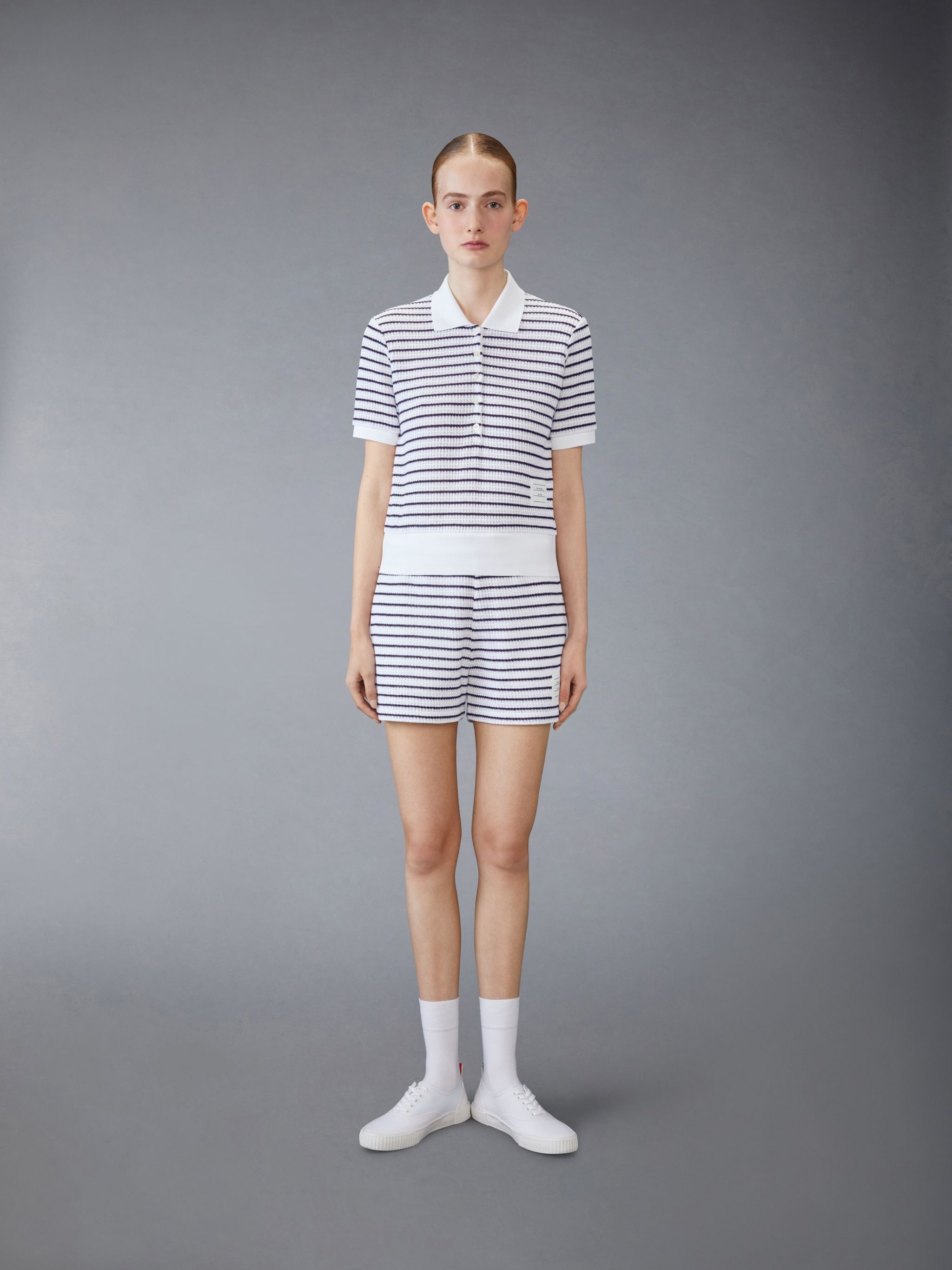 TEXTURED COTTON SHORTS - 3