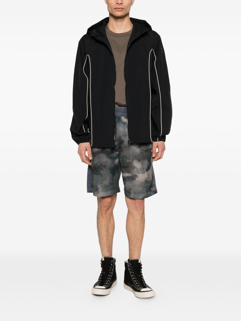 Diesel hooded zip-fastening jacket outlook