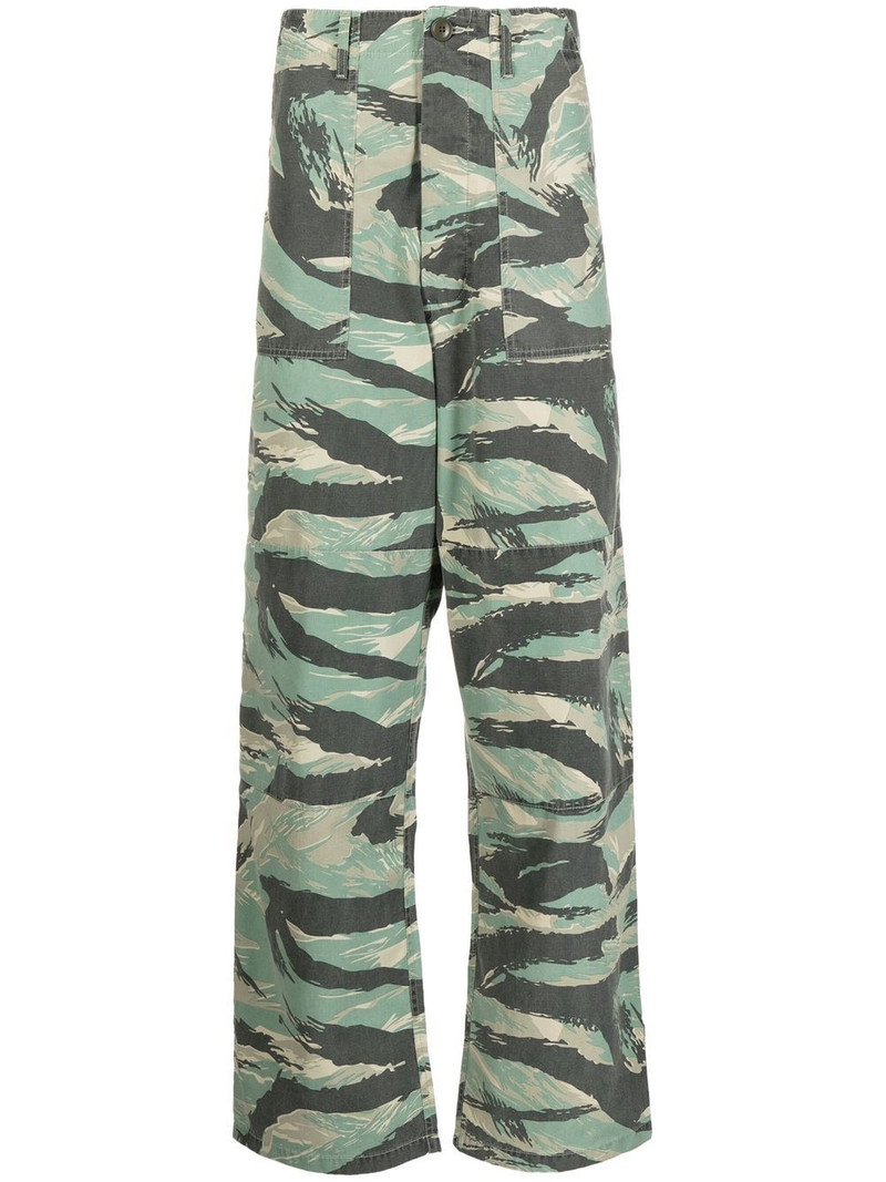 camouflage-print straight-leg trousers 1