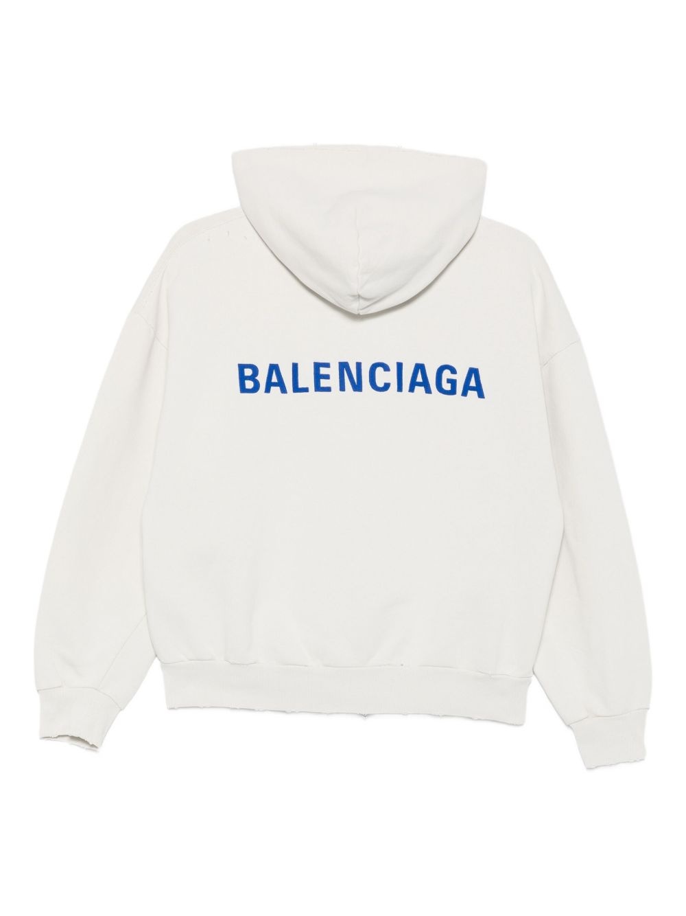 logo-embroidered zip-up hoodie - 2