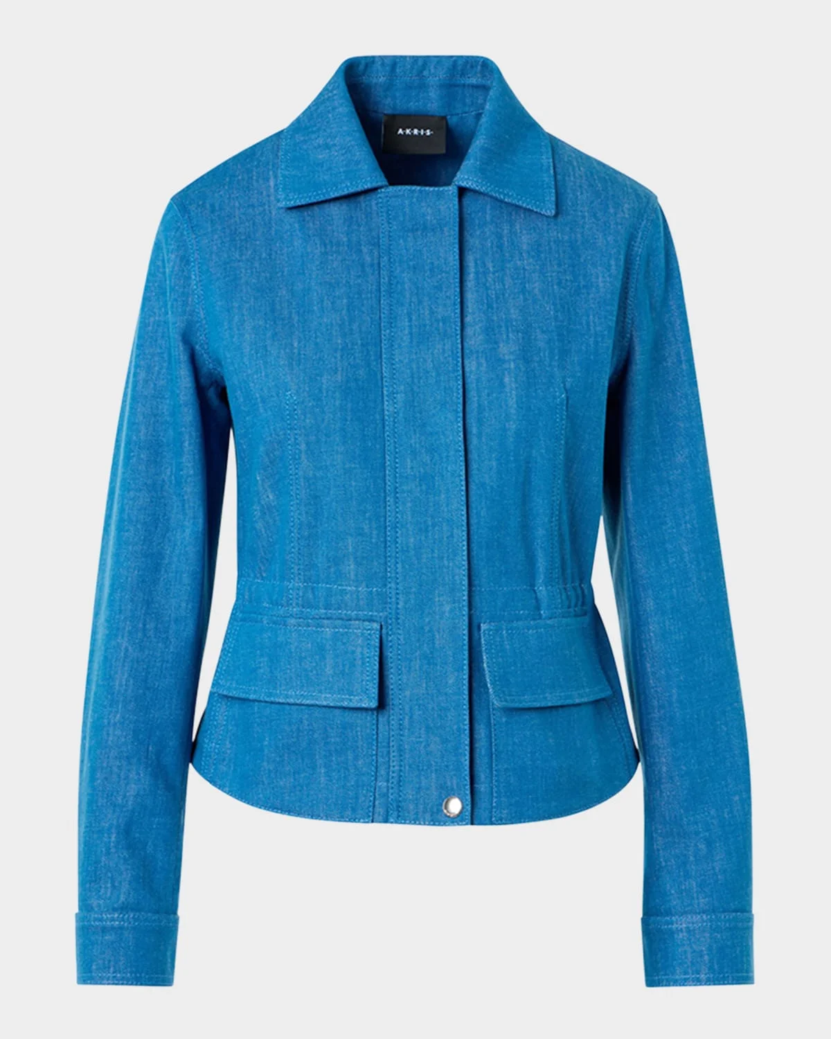 Hugh Stretch Denim Cargo Jacket - 1