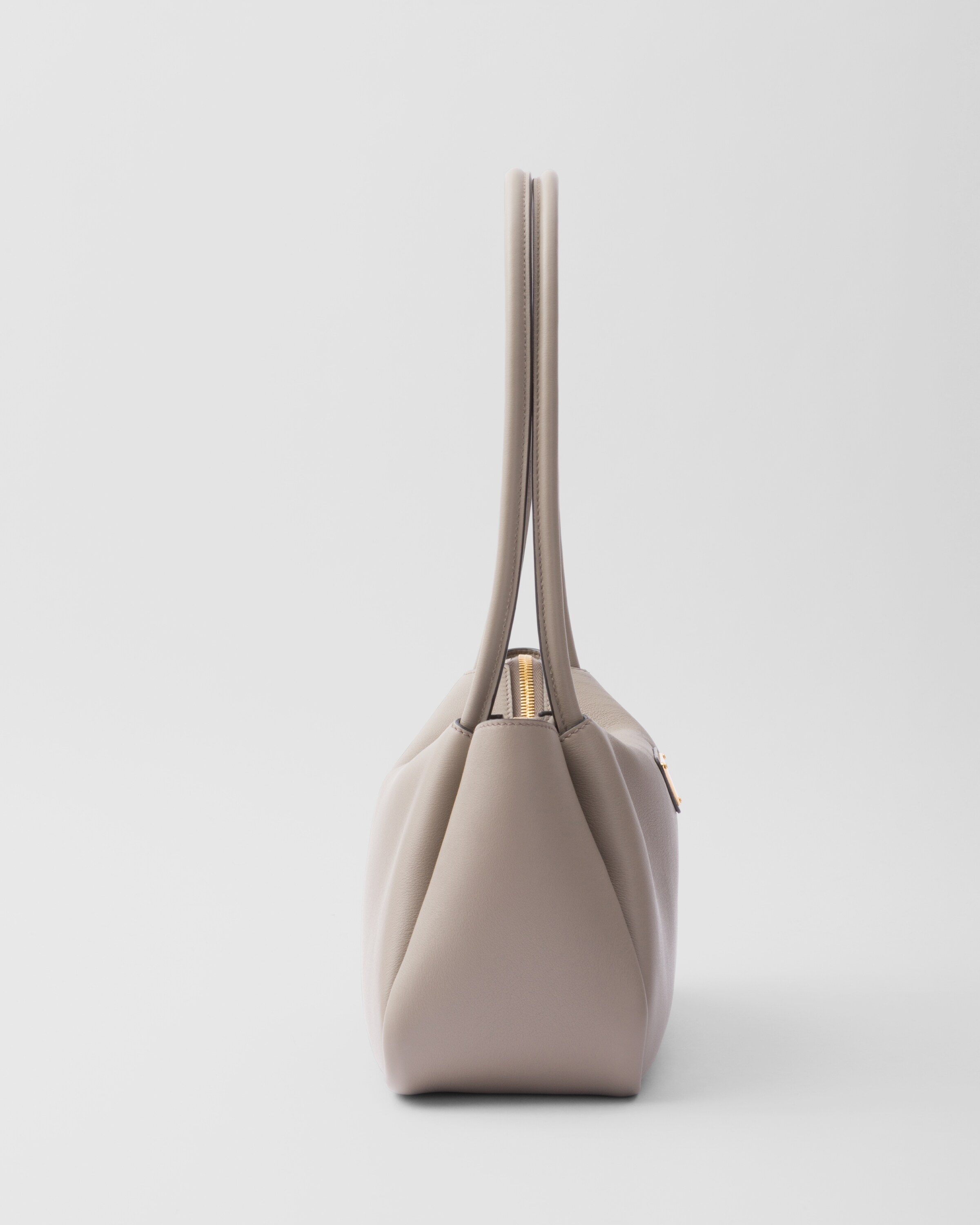 Medium leather handbag - 6