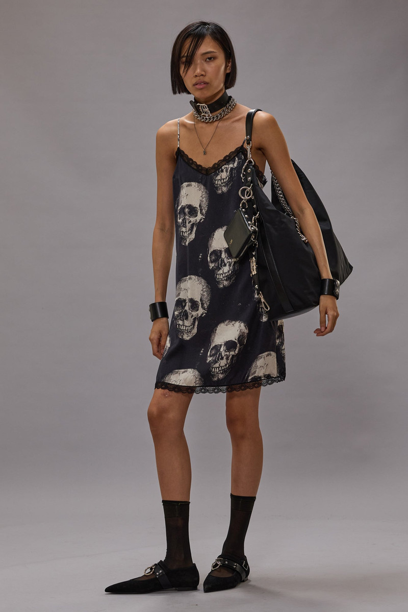 R13 LACE TRIMMED SLIP DRESS outlook