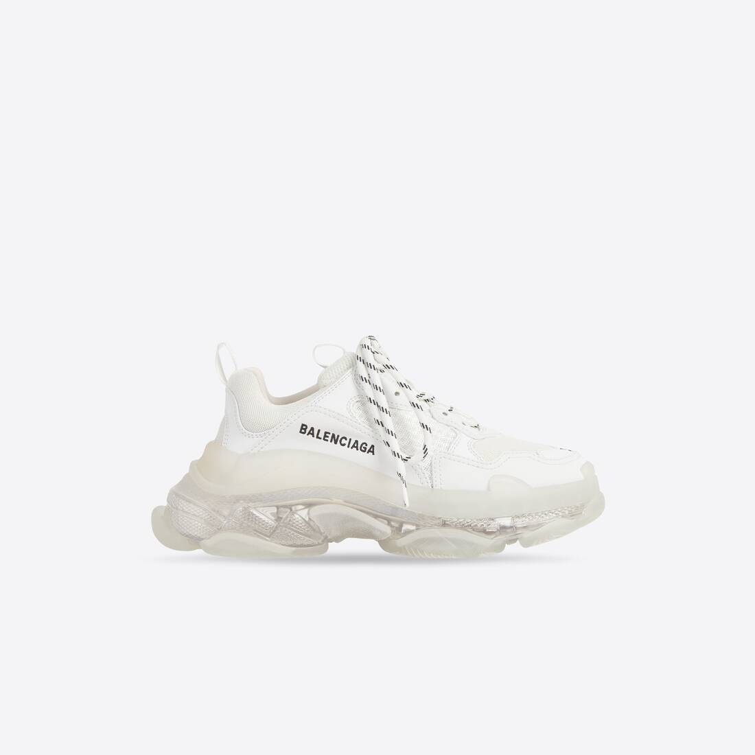 Men's Triple S Sneaker Clear Sole in White - 1