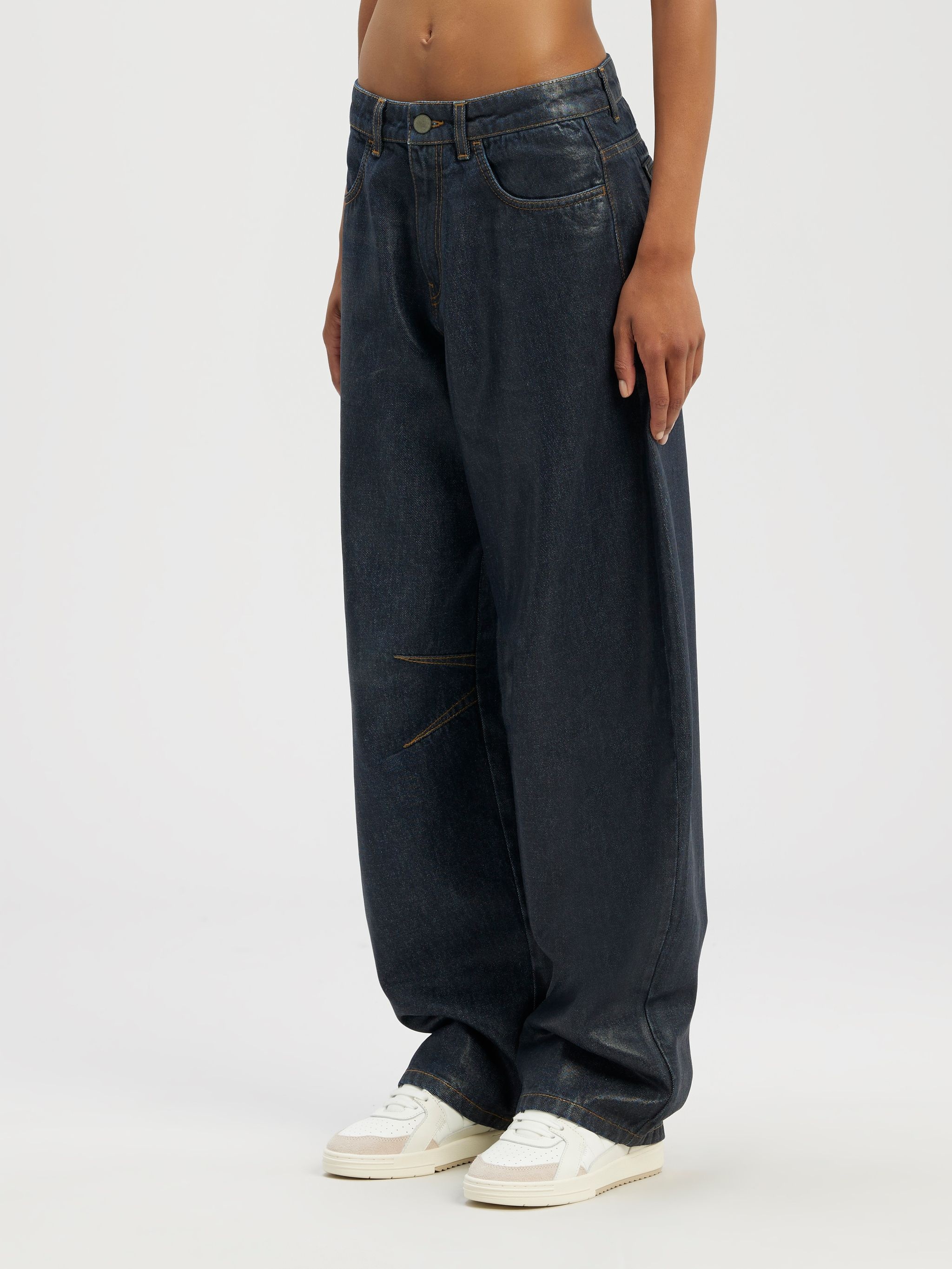 Carrot Denim Pants - 4