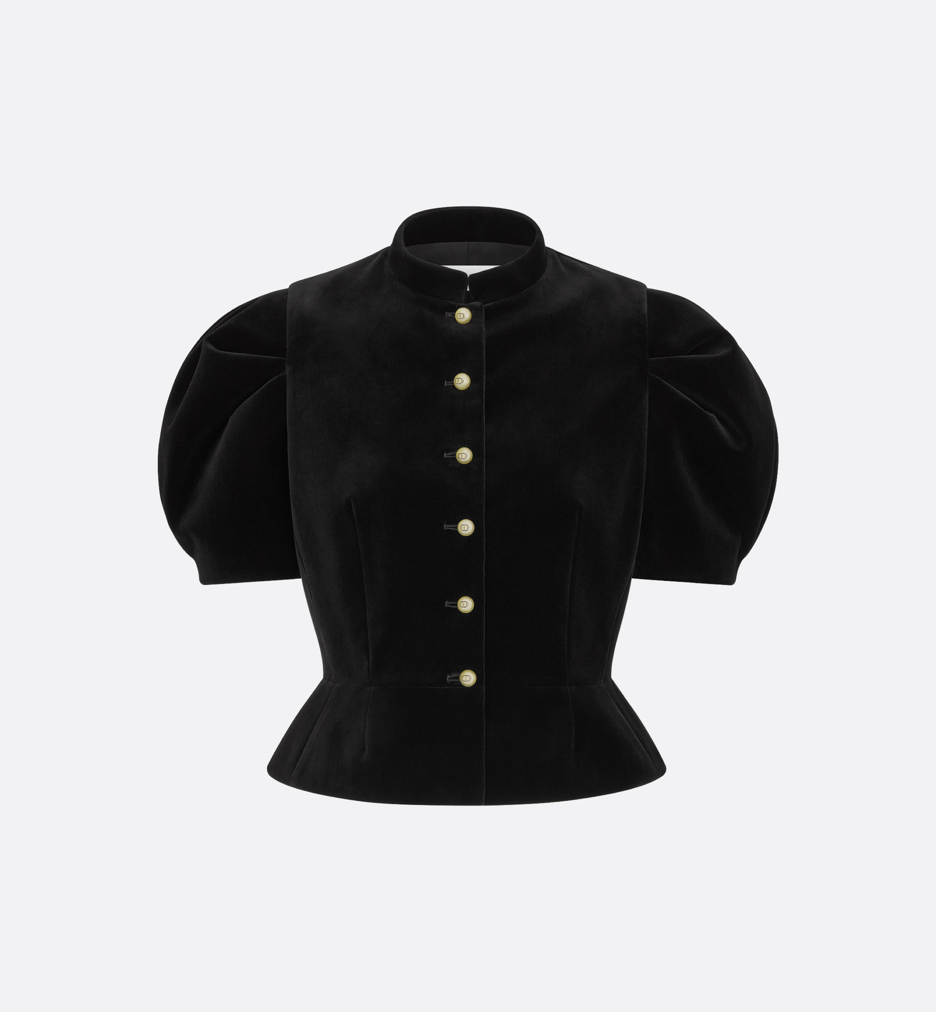 Fitted Short-Sleeved Jacket - 1