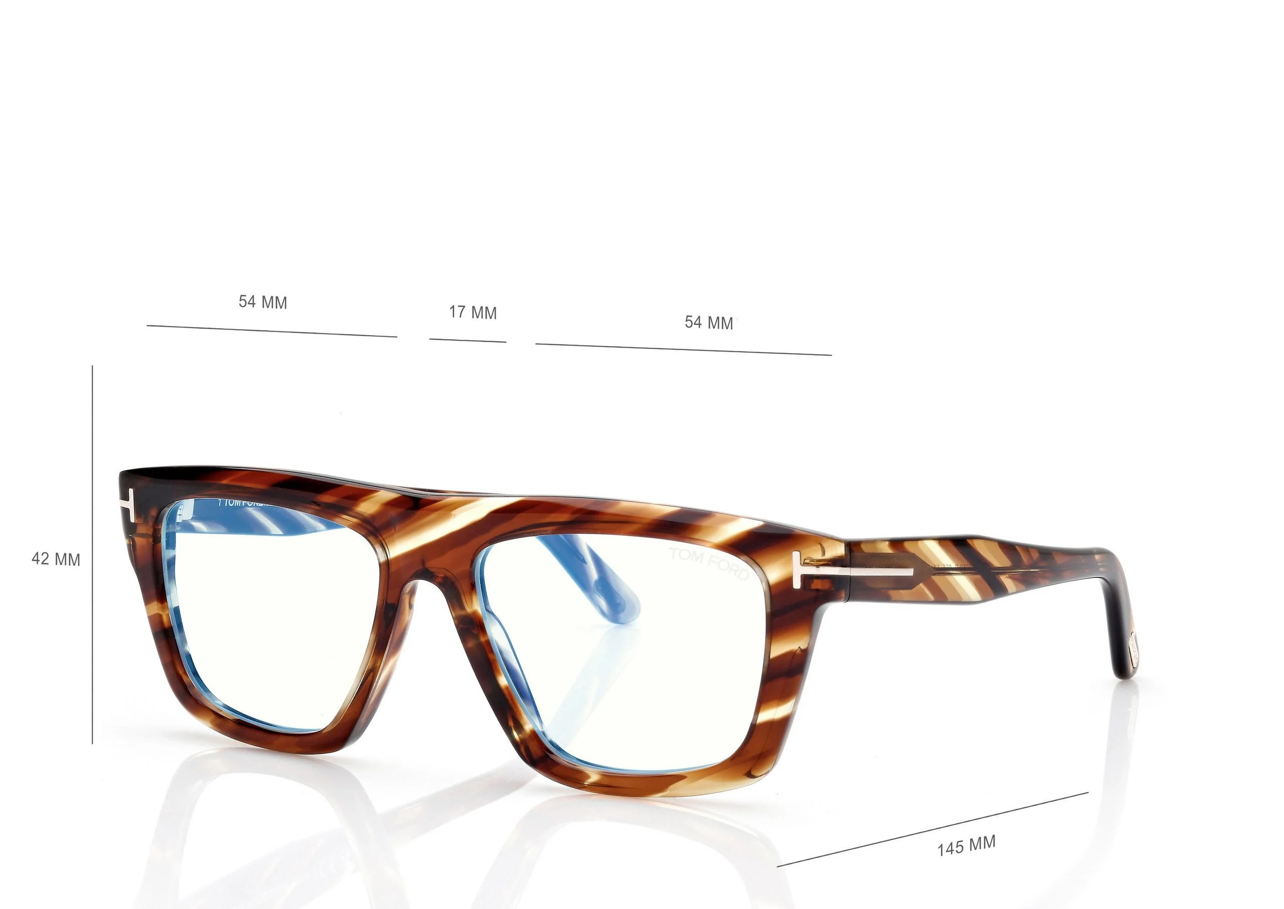 BLUE BLOCK RECTANGULAR OPTICALS - 1