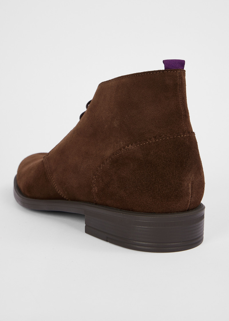 Chocolate Brown 'Drummond' Suede Boots 4