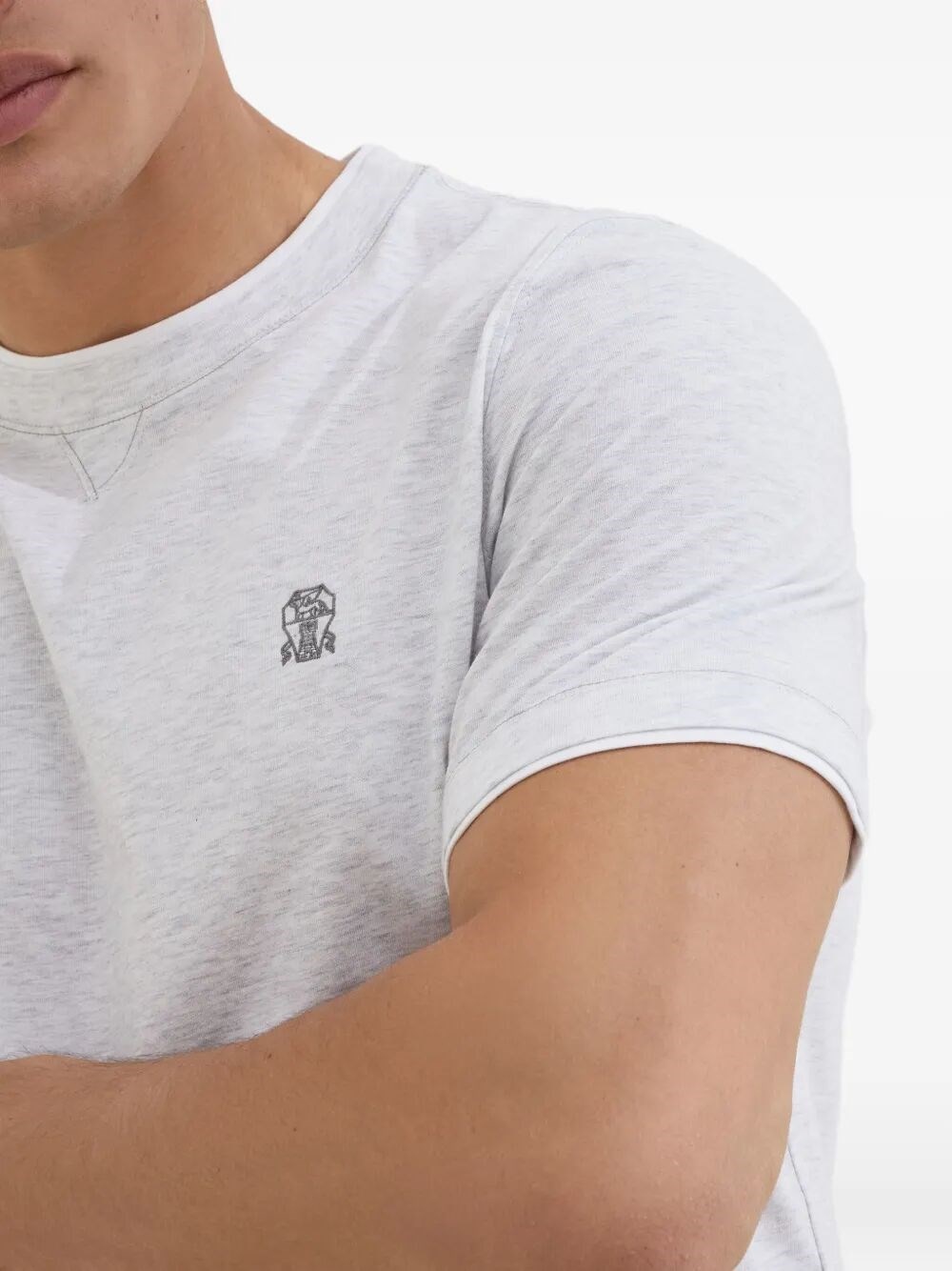 T-Shirt With Logo And Faux-Layering - 3