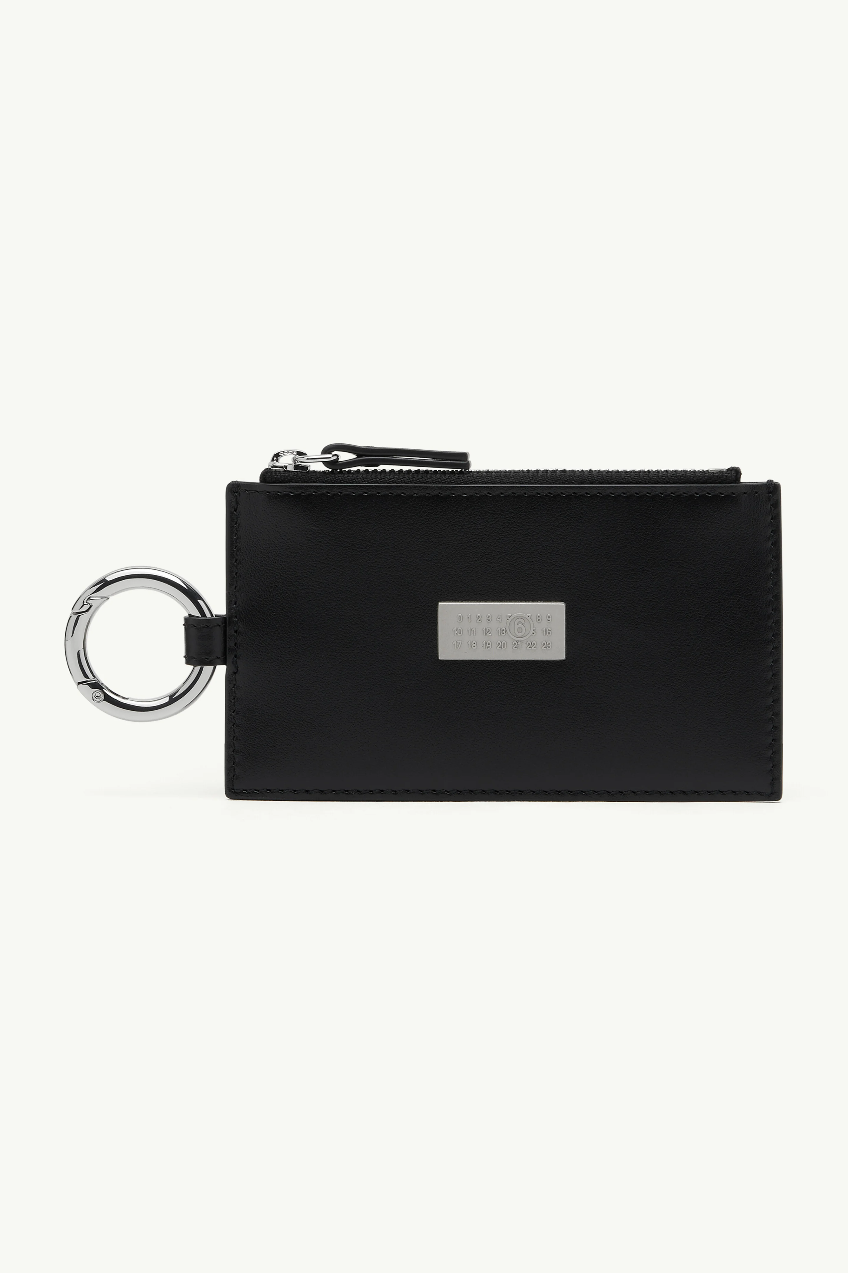 Leather zip wallet - 1