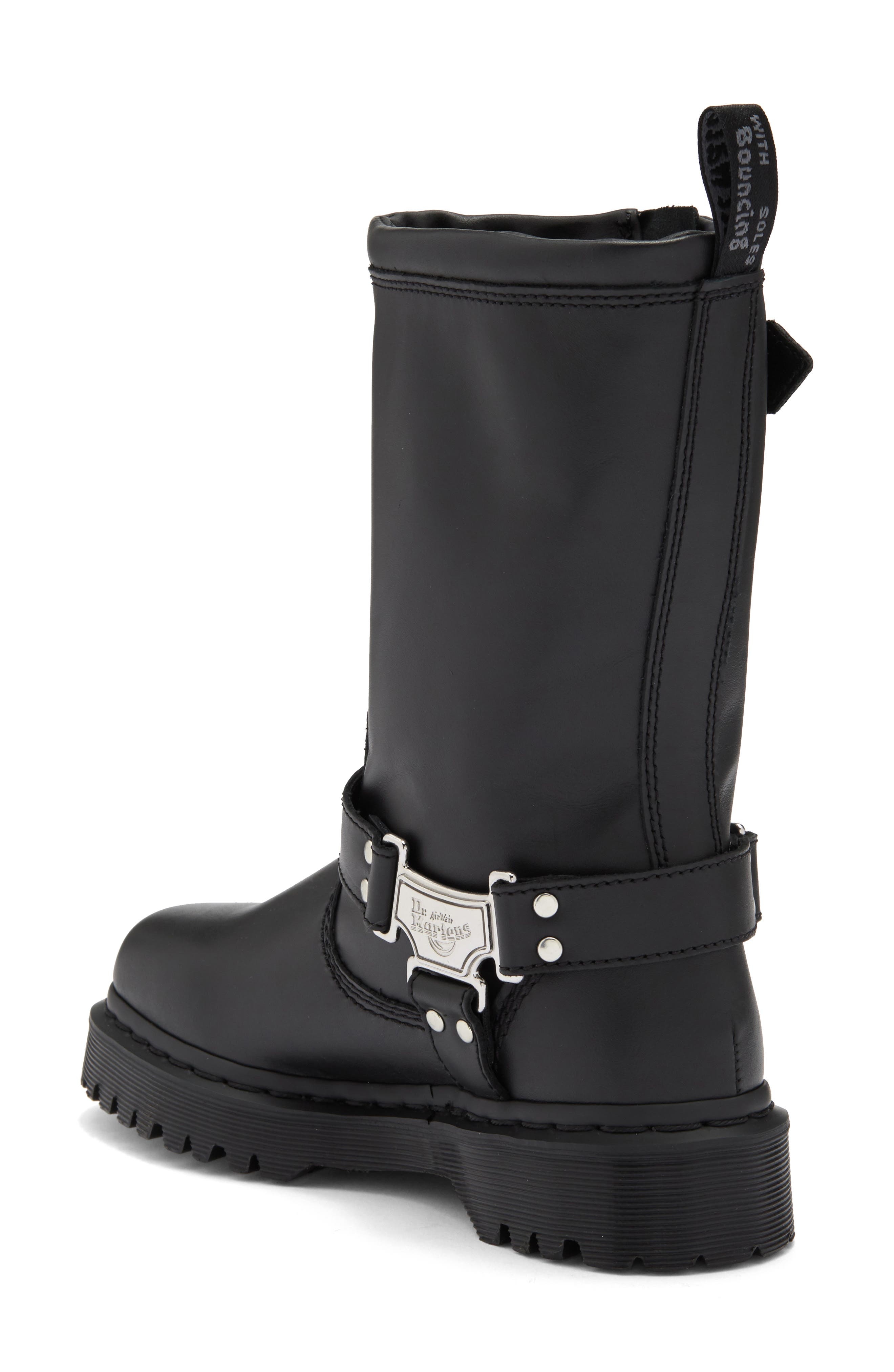 Dr. Martens Anistone Hi Biker Boot in Black at Nordstrom - 2