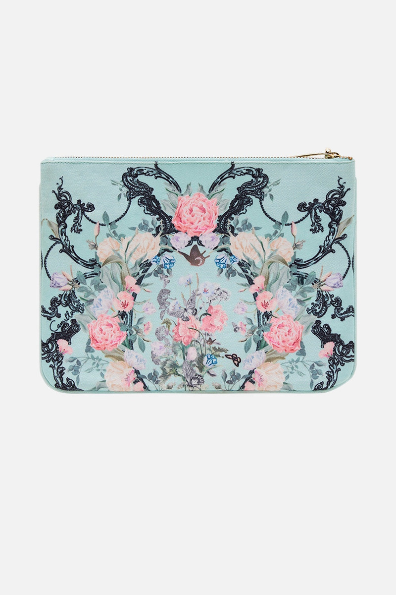CAMILLA SMALL CANVAS CLUTCH outlook