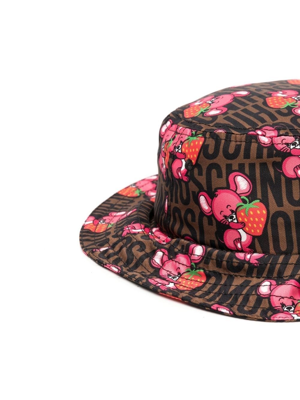 mouse-print bucket hat - 2