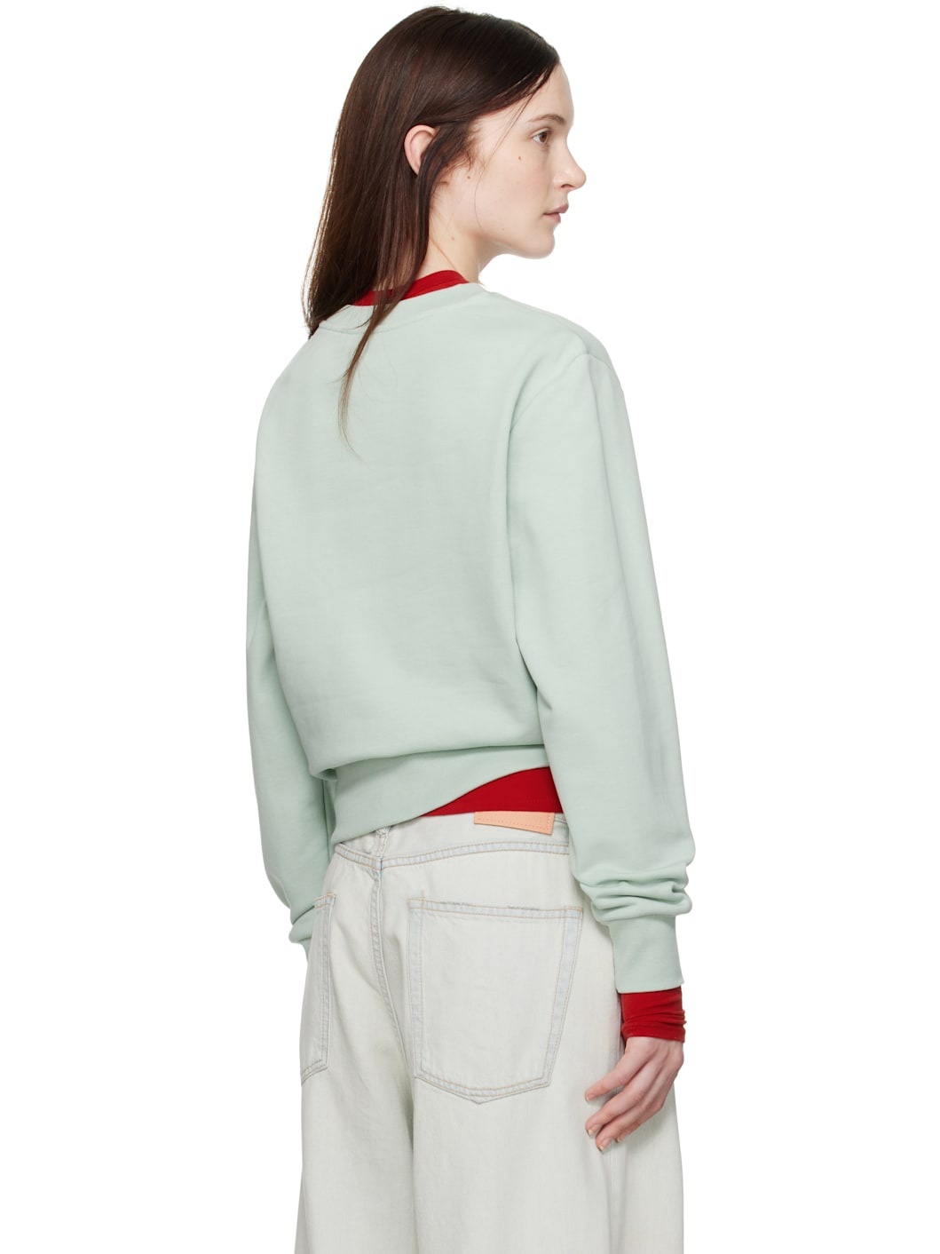 Green Boxy 'Rue Madame' Sweatshirt - 3