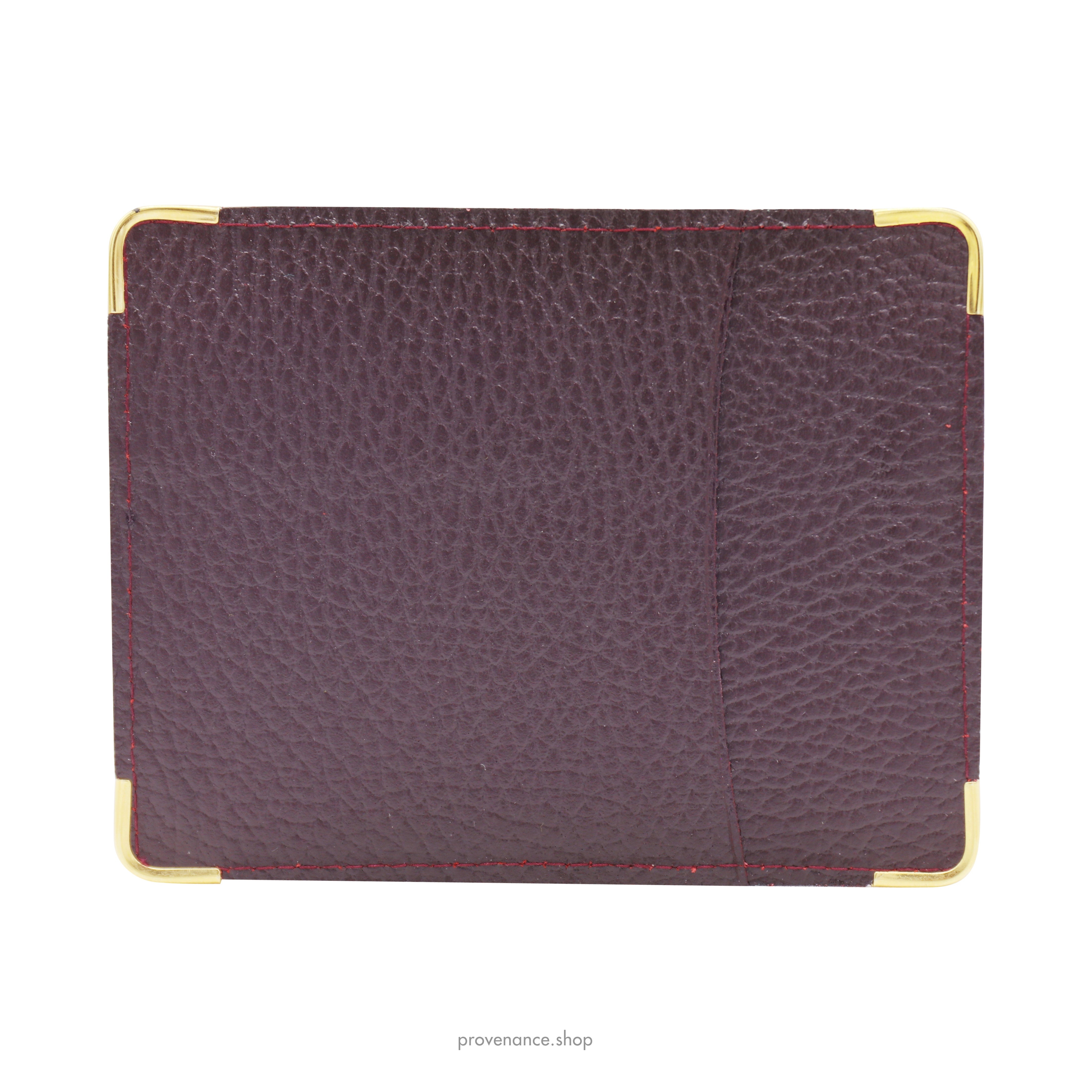 Rolex Card Holder Wallet - Grained Acajou Leather - 2