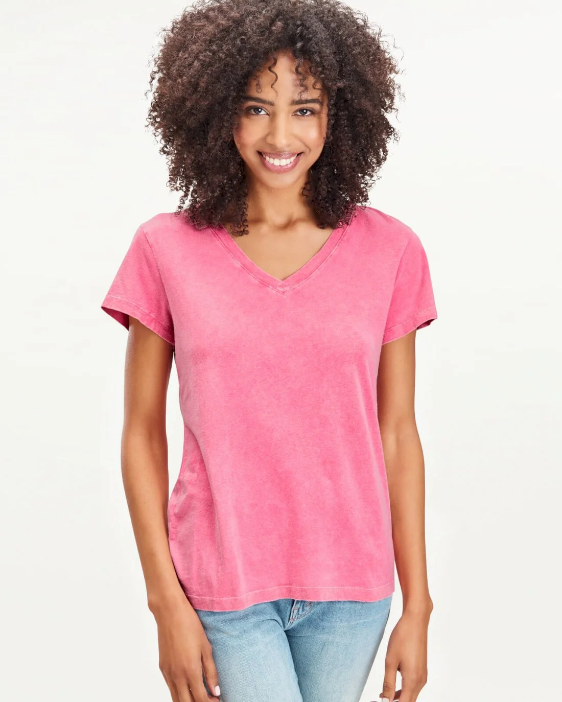 Kate V-Neck Tee - 1
