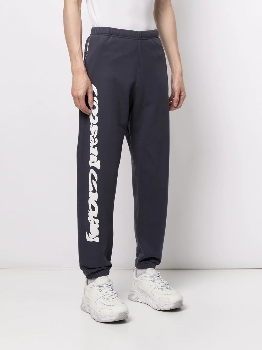 Warped logo track pants - 3