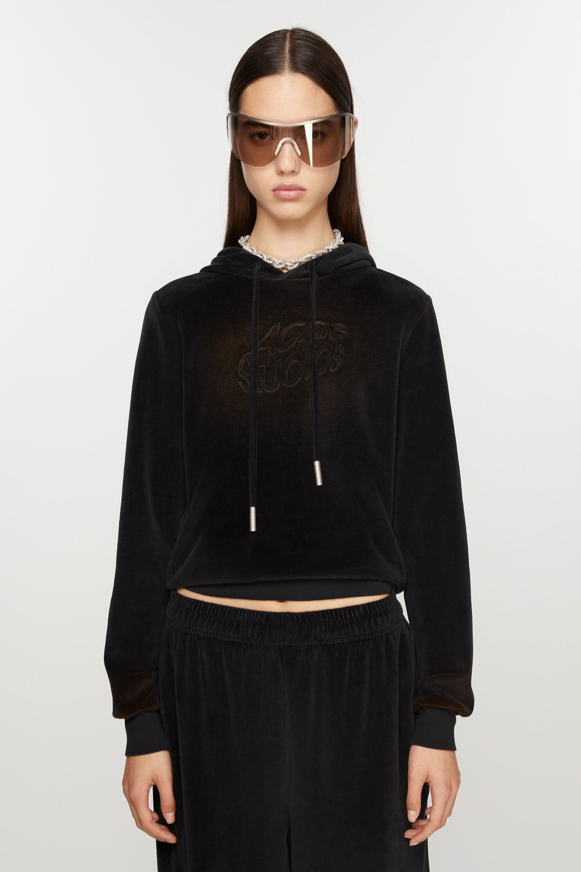 Hooded sweater - Fitted fit - Black - 2