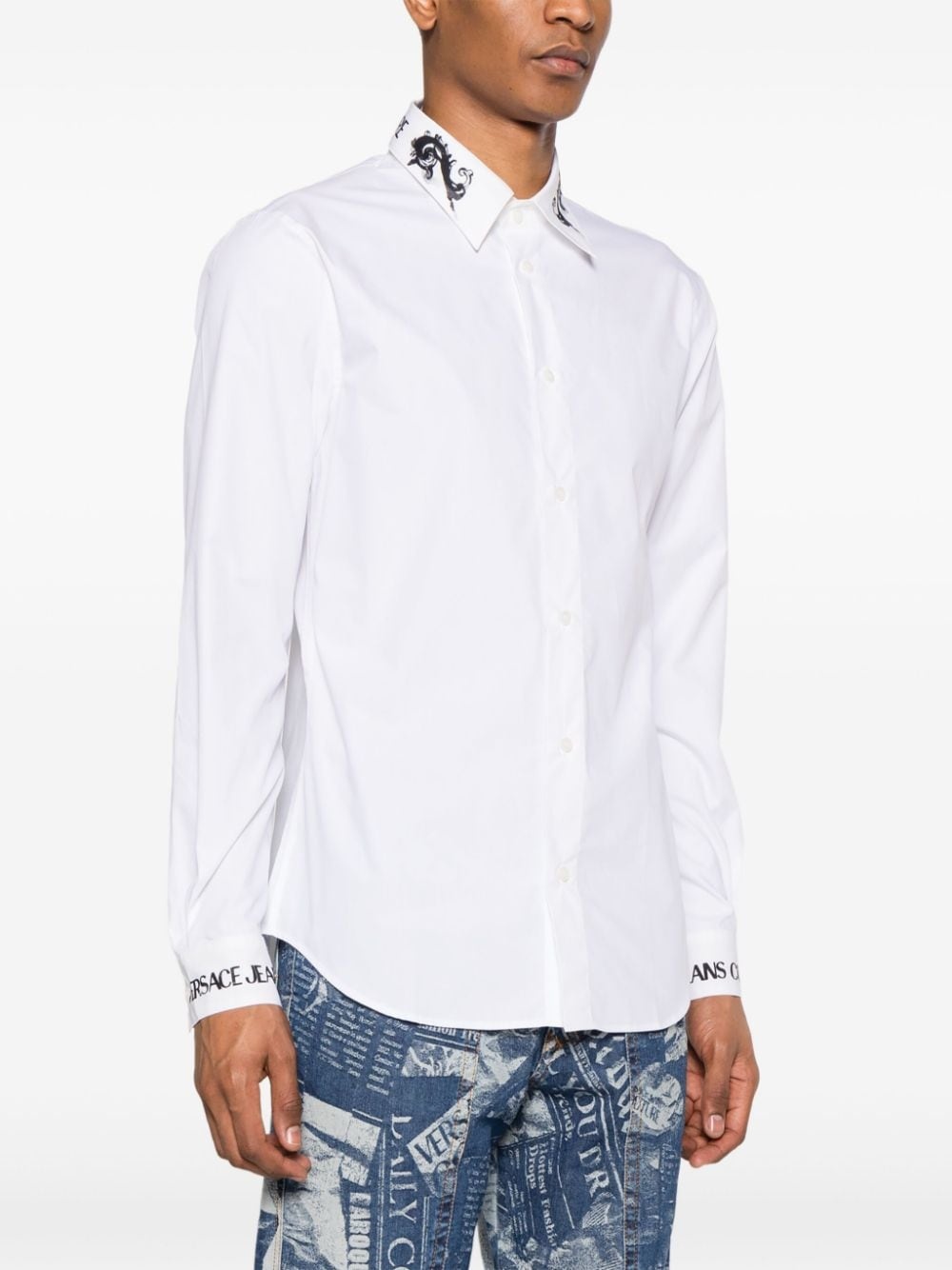 Watercolour Couture cotton shirt - 3