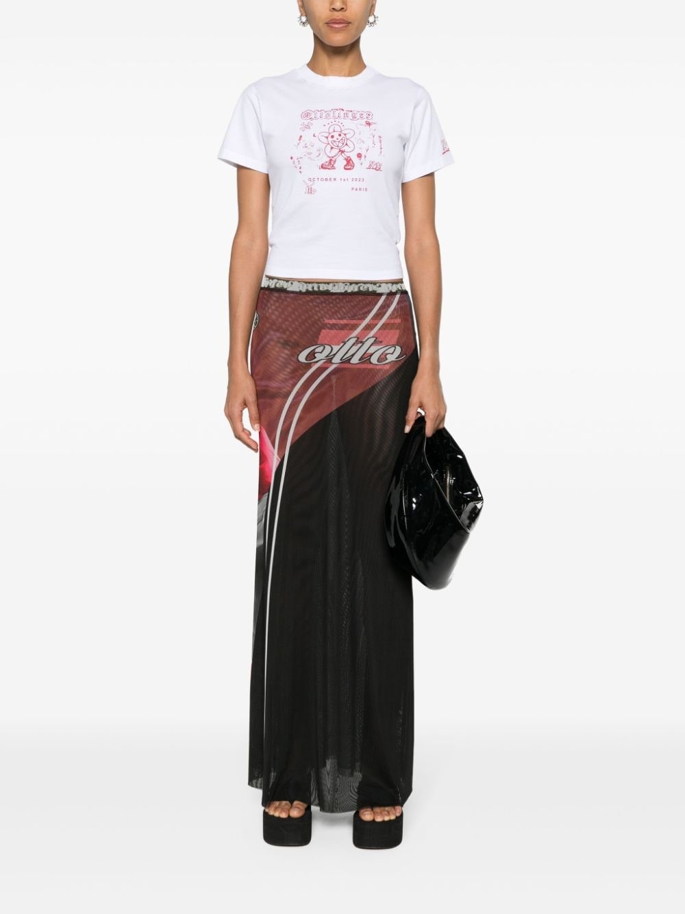 logo-print cotton T-shirt - 2