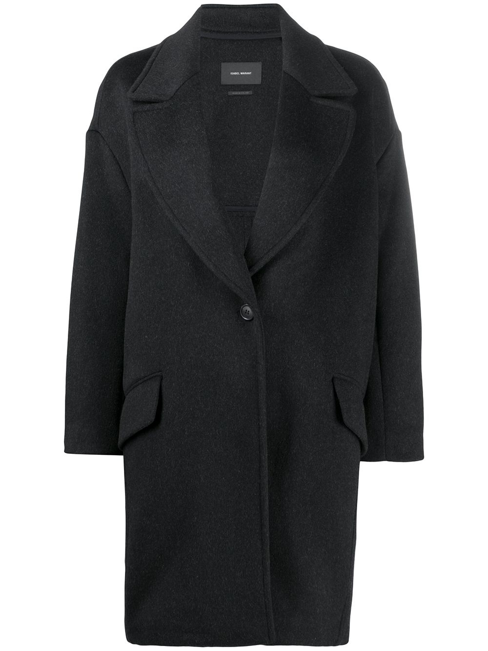 virgin wool cocoon coat - 1